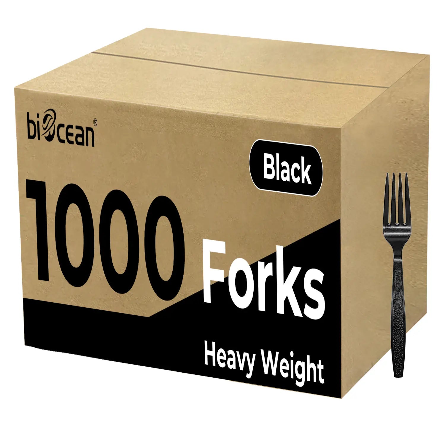 Heavy Weight Black Textured PS Fork - 1,000/Case