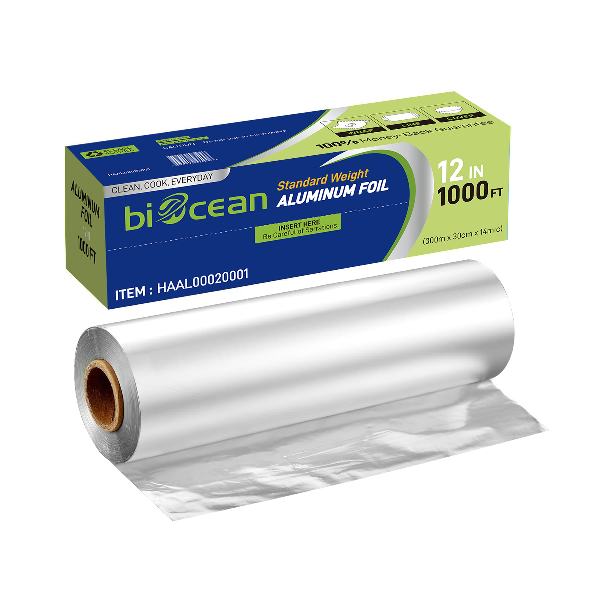 [1ct]  12" x 1000'  Aluminum Foil Roll