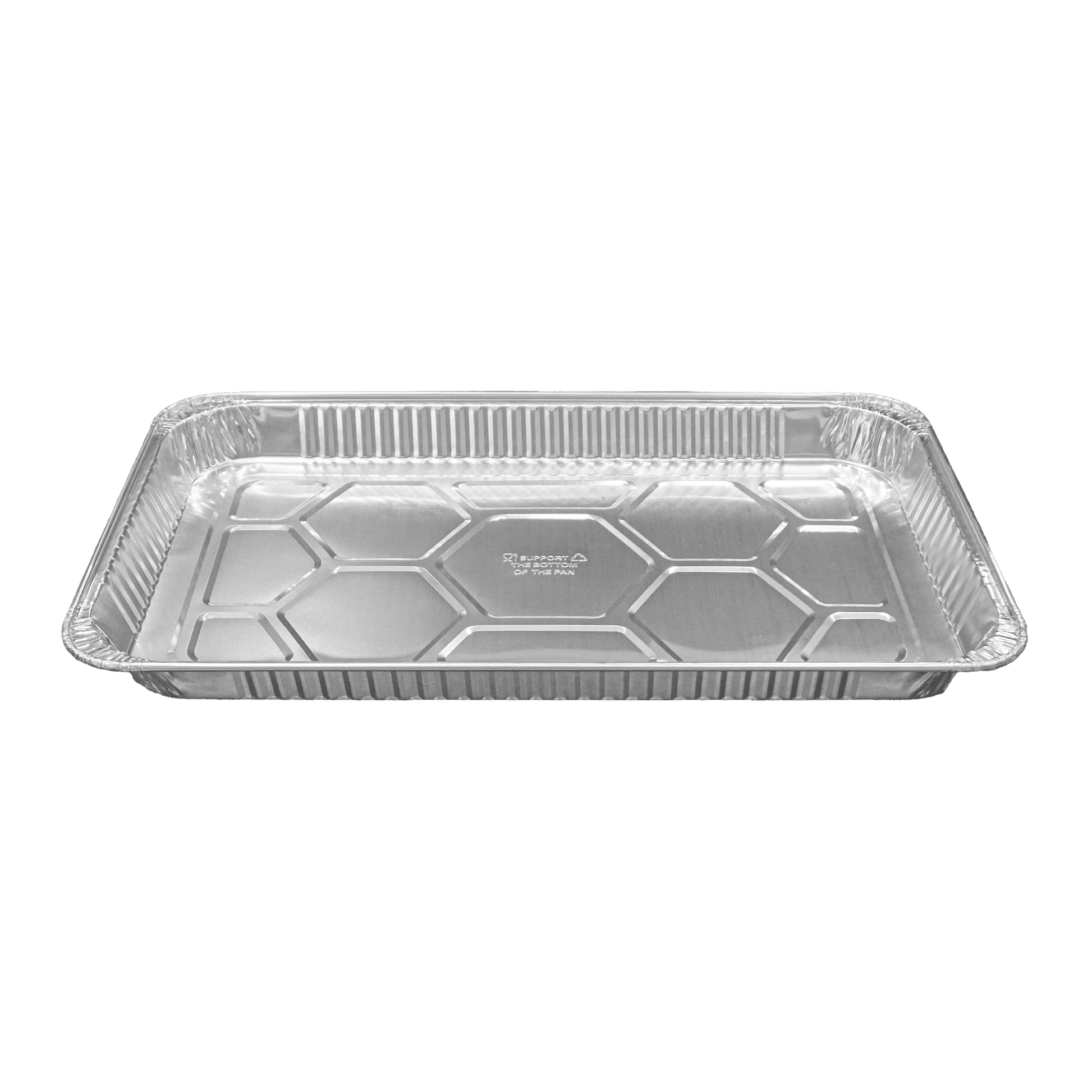 [50 ct] Full Size Foil Steam Table Pan 1.57" Depth | Shallow - Biocean by Danube BlueBiocean