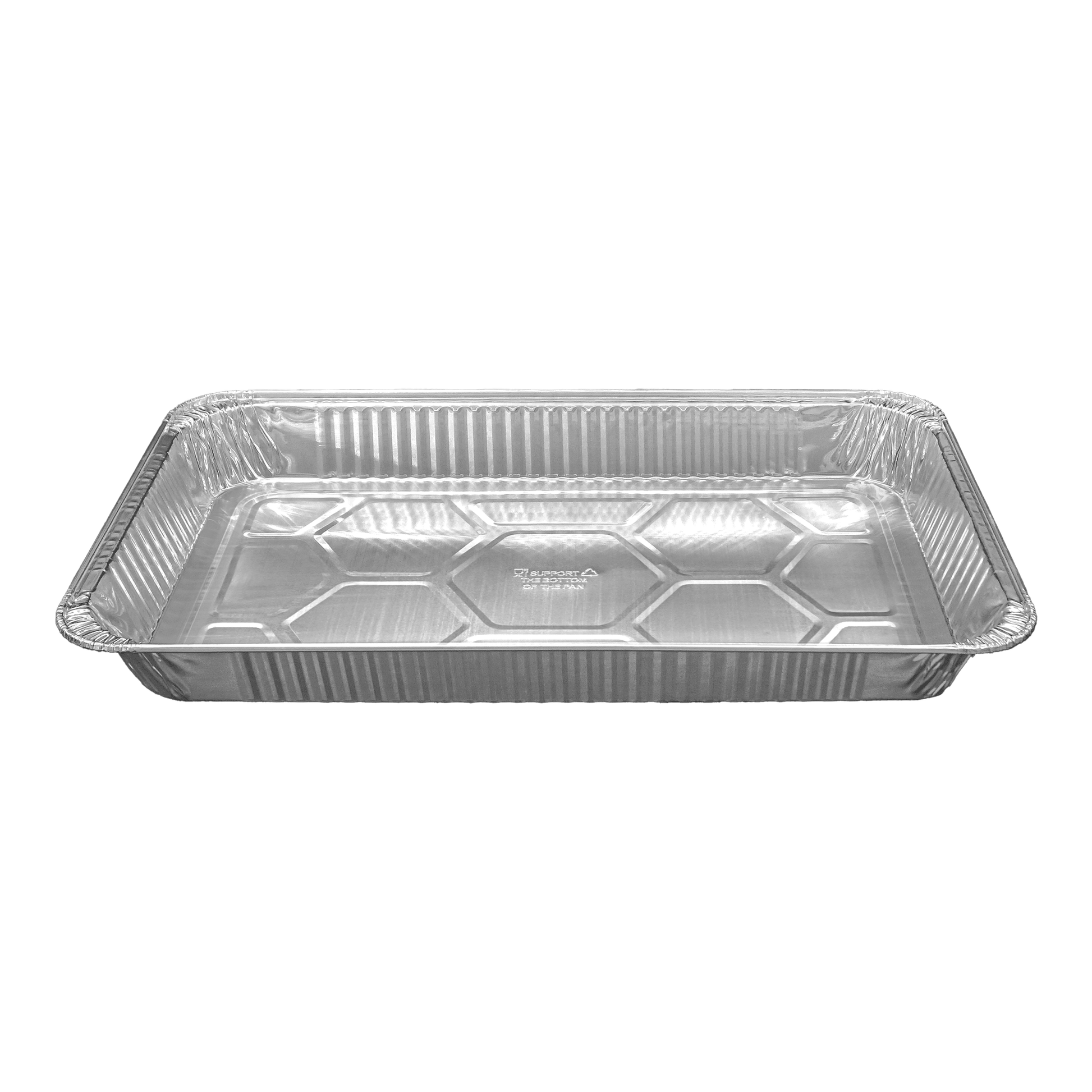 [50 ct] Full Size Foil Steam Table Pan 2" Depth | Medium - Biocean by Danube BlueBiocean