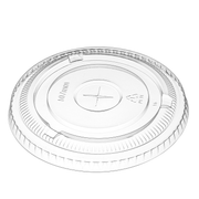 [500 ct] 107mm PET Flat Lids | Clear - Biocean by Danube BlueBiocean