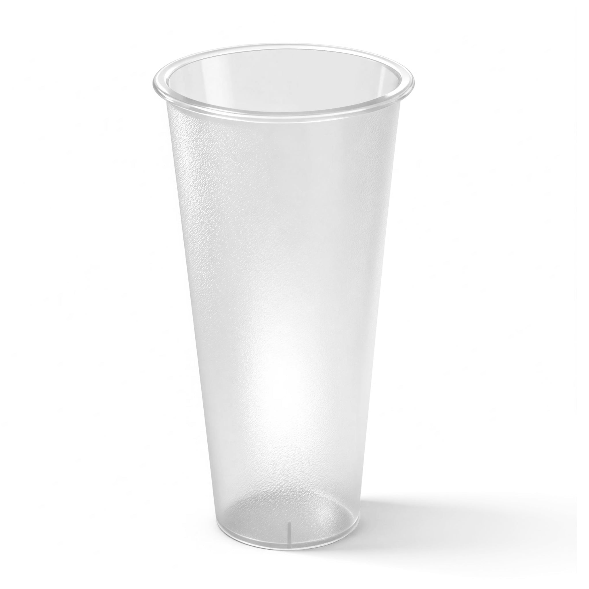 [500 ct] 24oz Tall Premium PP Cups | 90 mm | White frosted - Biocean by Danube BlueBiocean