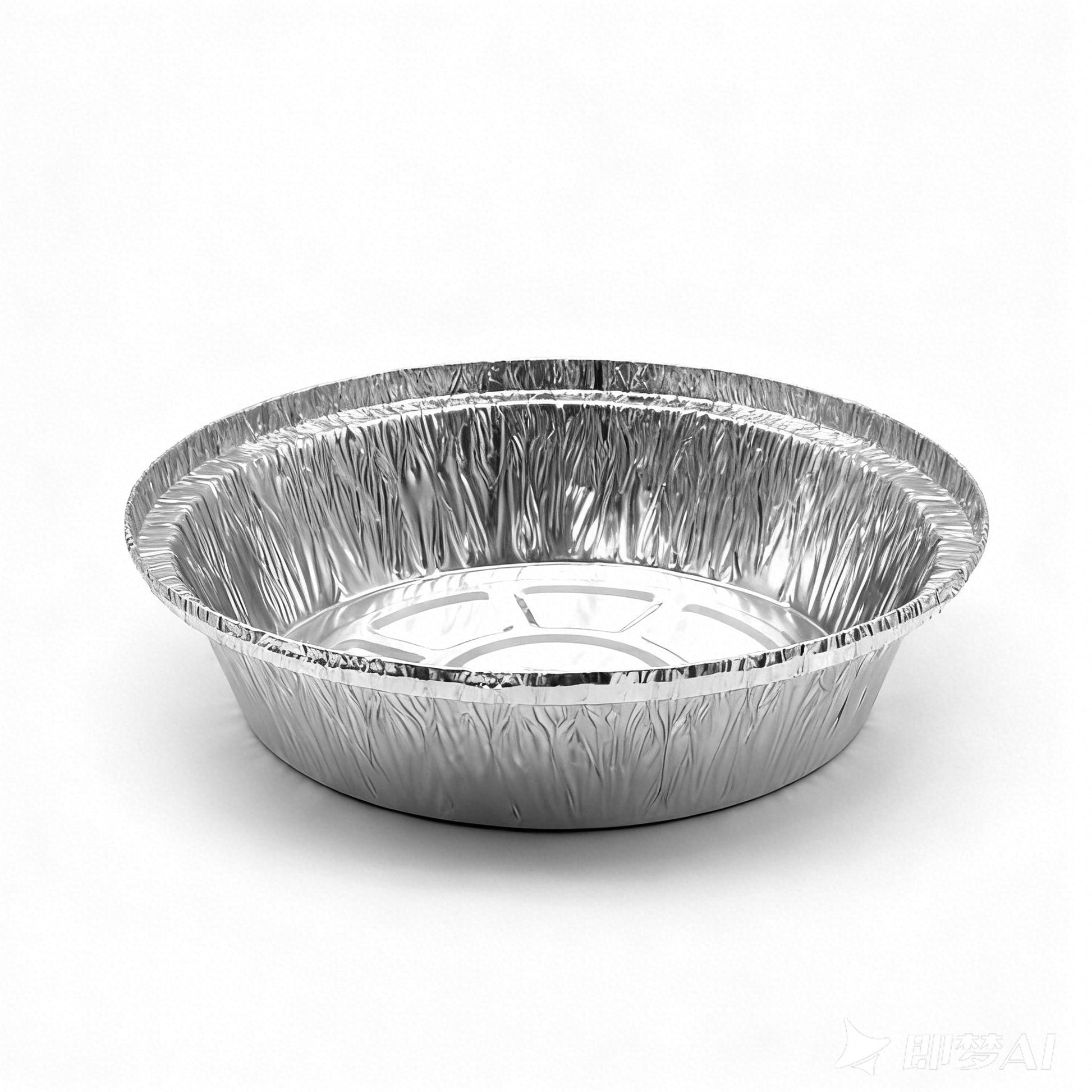 [500 ct] 7" Standard Weight Aluminum Foil Pans | Round - Biocean by Danube BlueBiocean