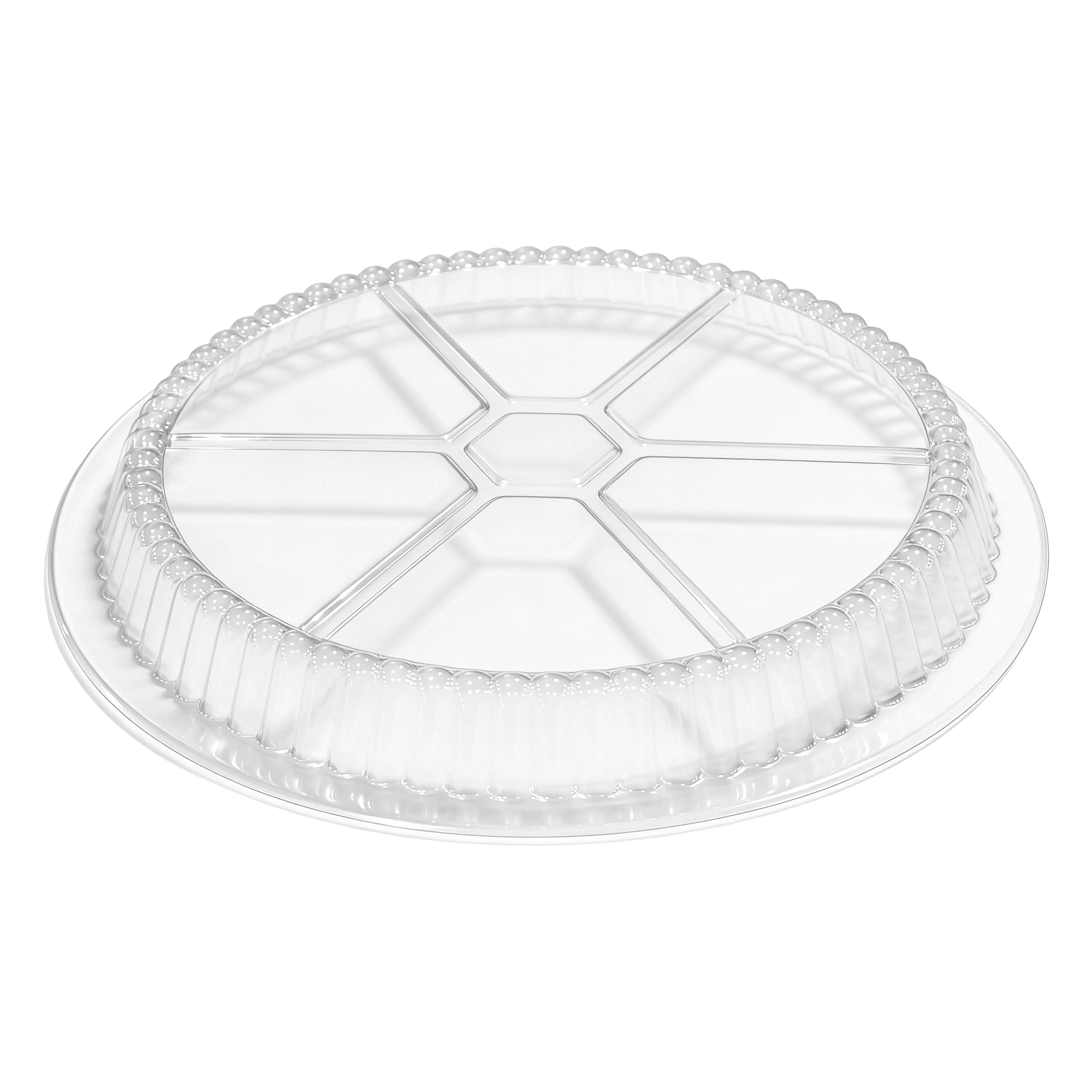 [500 ct] 8" OPS Dome Lid for Foil Pans | Round | Clear - Biocean by Danube BlueBiocean