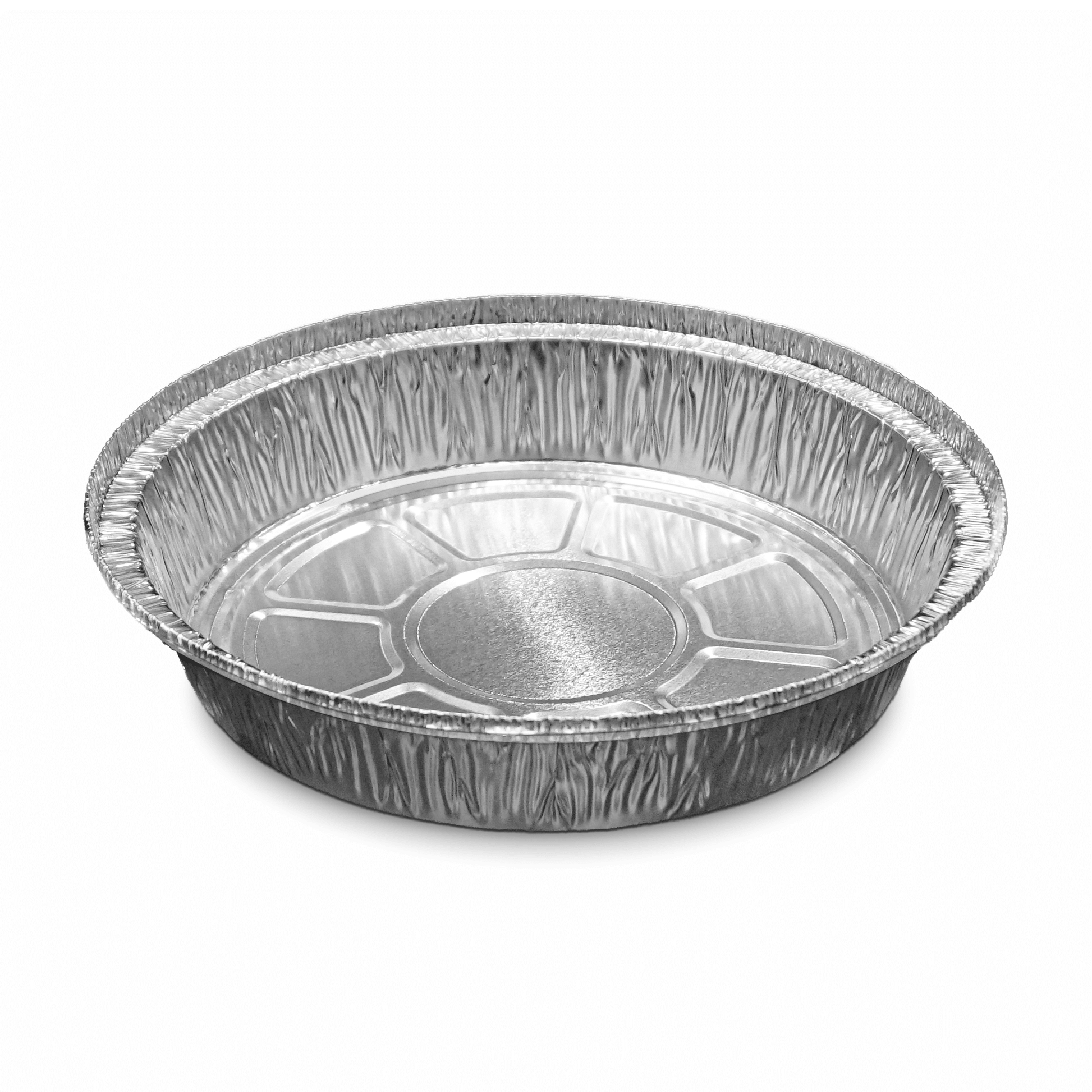 [500 ct] 8" Standard Weight Aluminum Foil Pans | Round - Biocean by Danube BlueBiocean