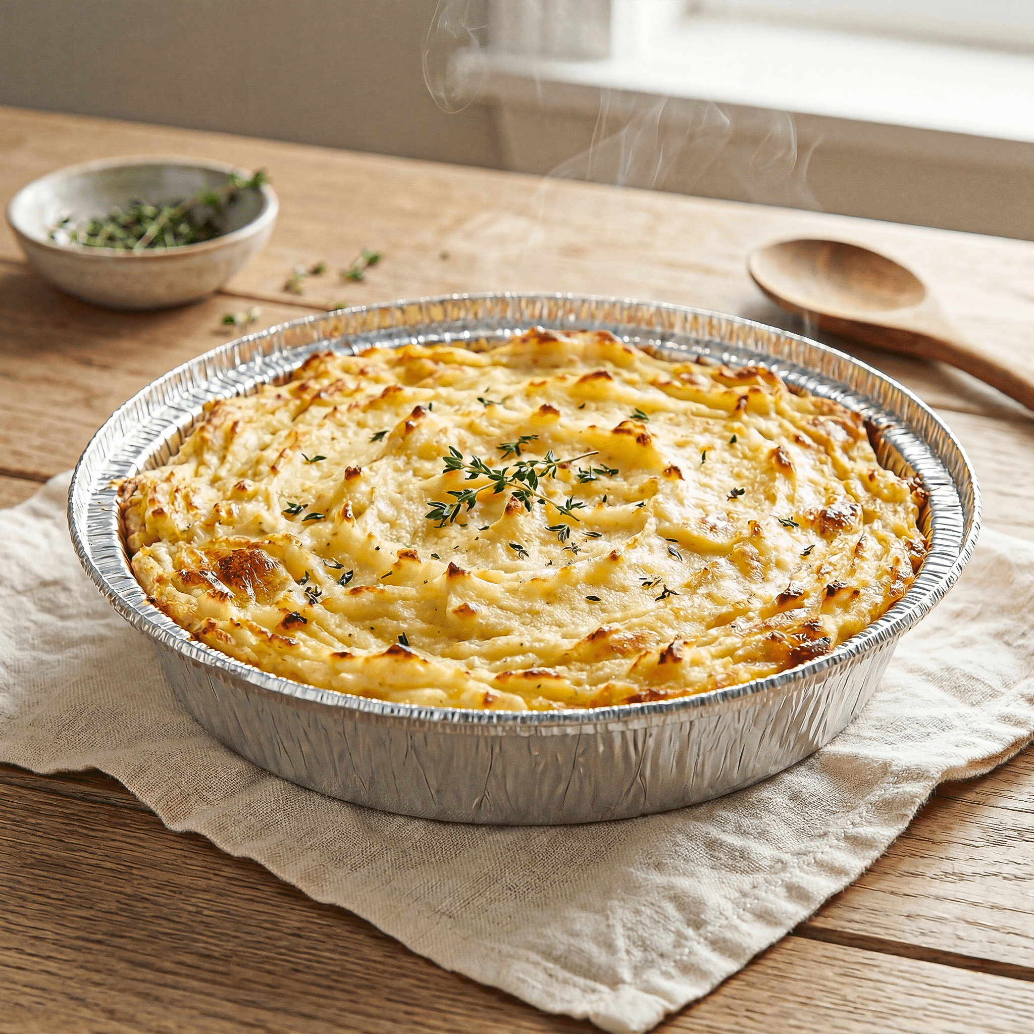 [500 ct] 8" Standard Weight Aluminum Foil Pans | Round - Biocean by Danube BlueBiocean