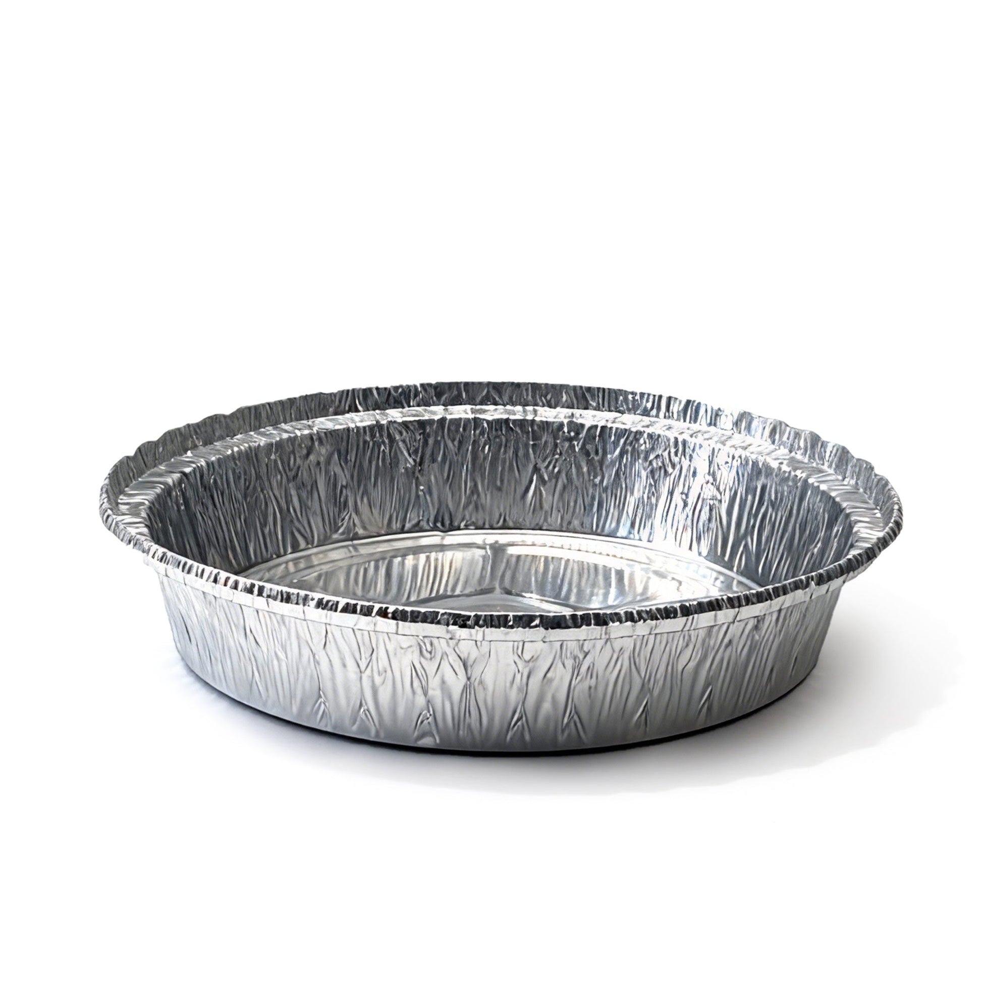 [500 ct] 9" Standard Weight Aluminum Foil Pans | Round - Biocean by Danube BlueBiocean