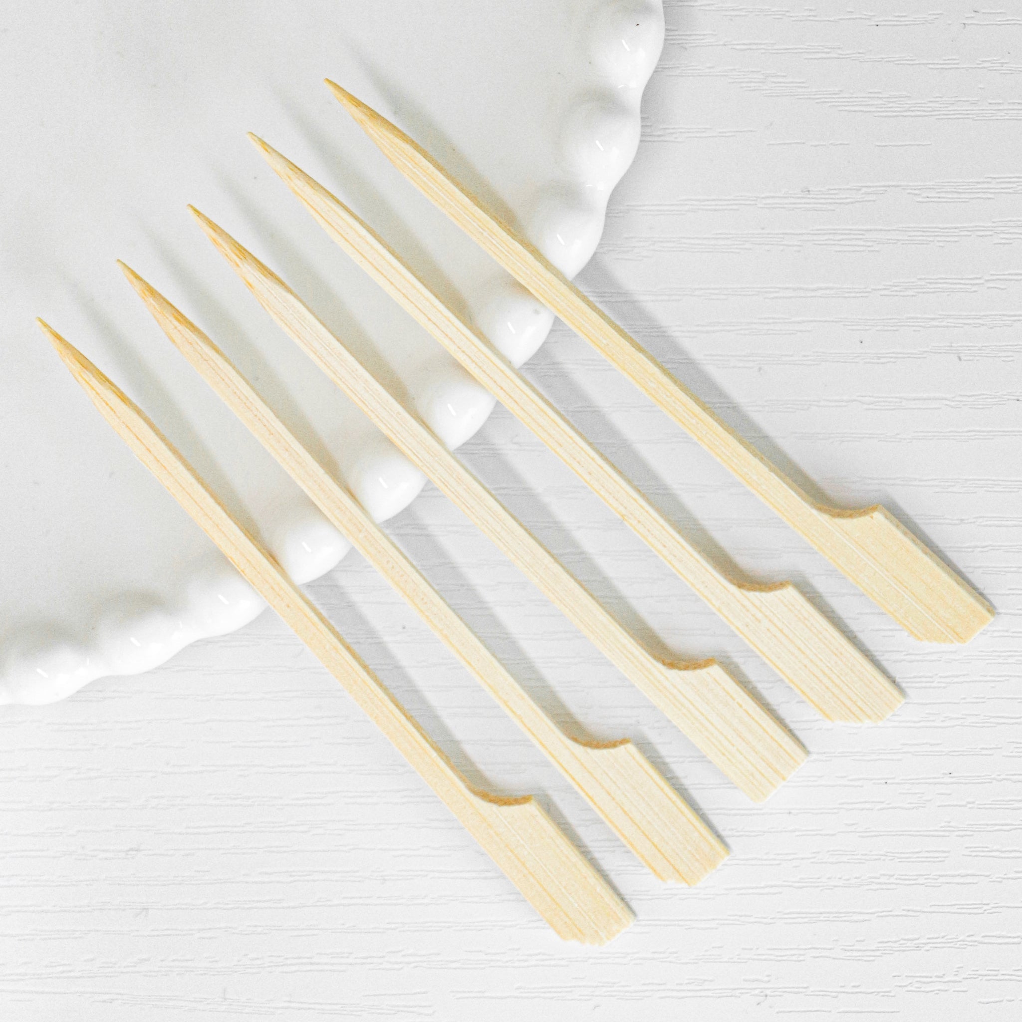 [5,000ct] 3.5" Bamboo Paddle Food Skewers | Brown - Biocean by Danube BlueBiocean