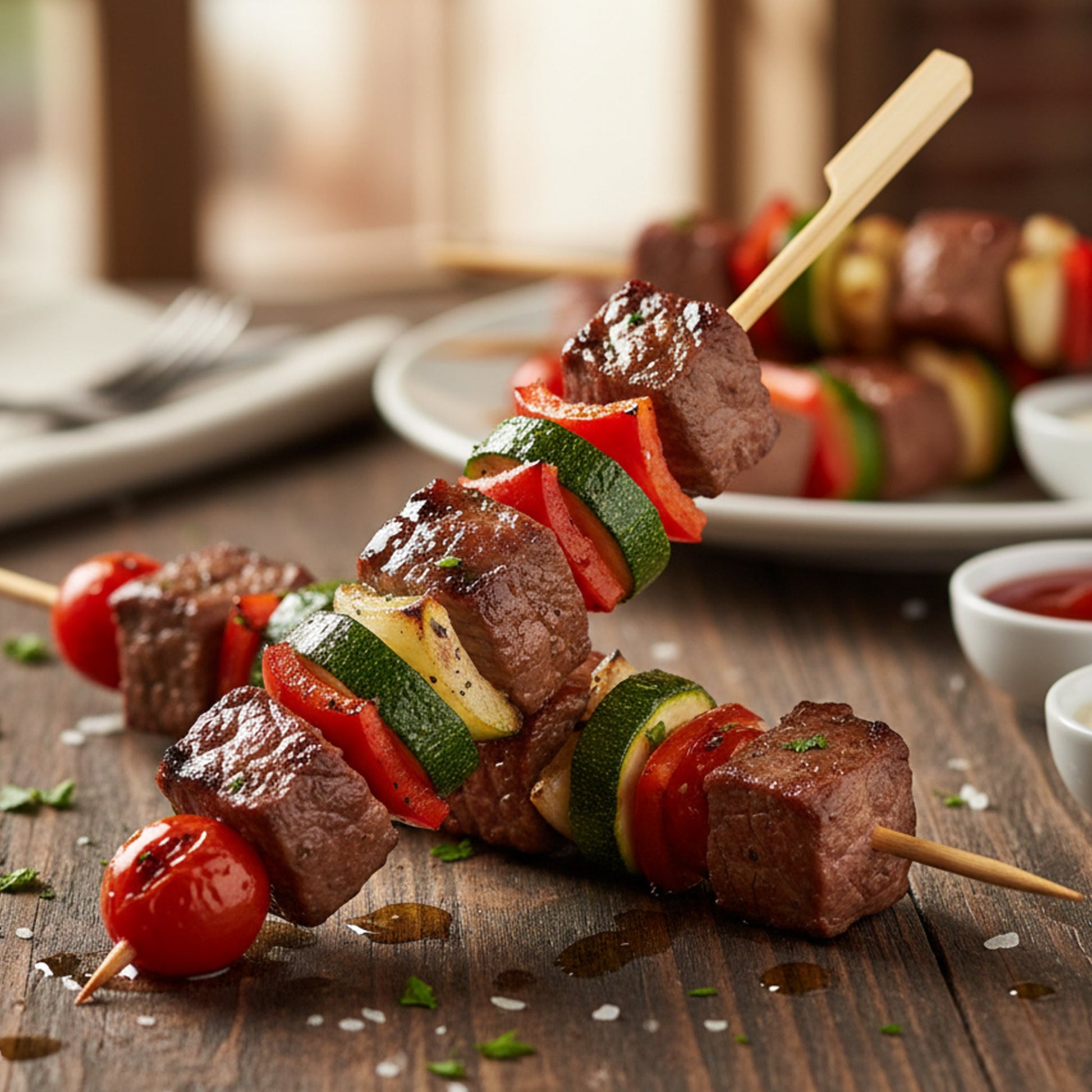 [5,000ct] 5.9" Bamboo Paddle Food Skewers | Brown - Biocean by Danube BlueBiocean