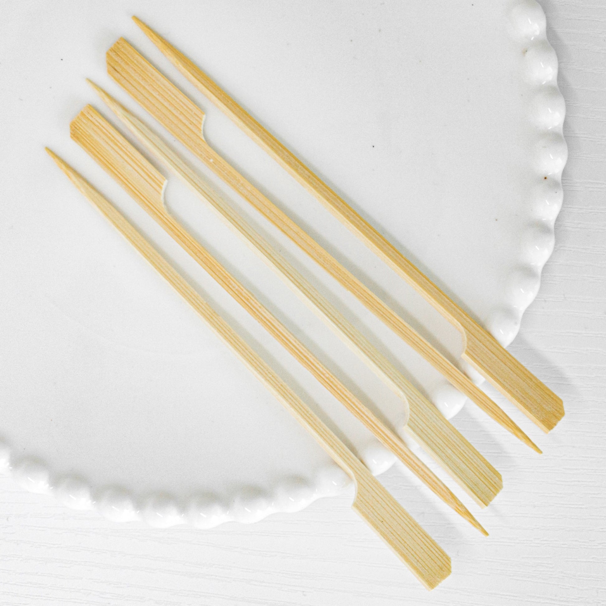 [5,000ct] 5.9" Bamboo Paddle Food Skewers | Brown - Biocean by Danube BlueBiocean