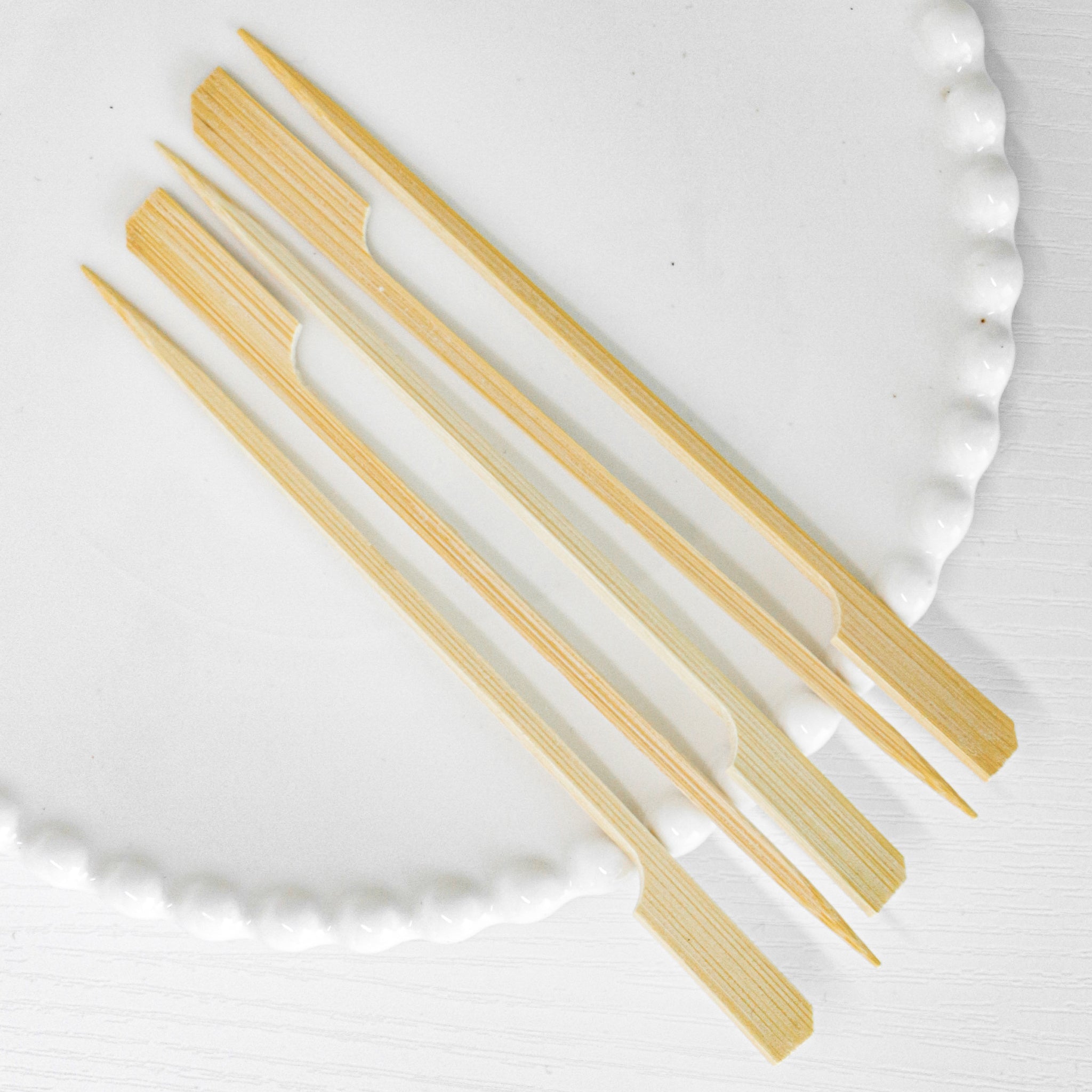 [5,000ct] 5.9" Bamboo Paddle Food Skewers | Brown - Biocean by Danube BlueBiocean