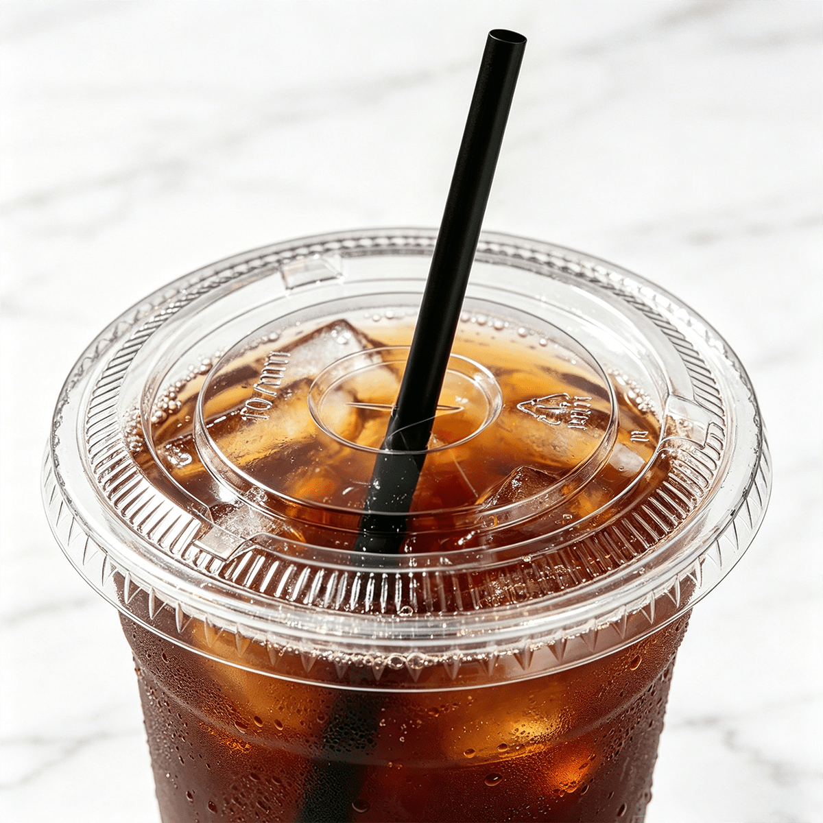 [5,000ct] 7.75" Jumbo Unwrapped Straw | Black - Biocean by Danube BlueBiocean