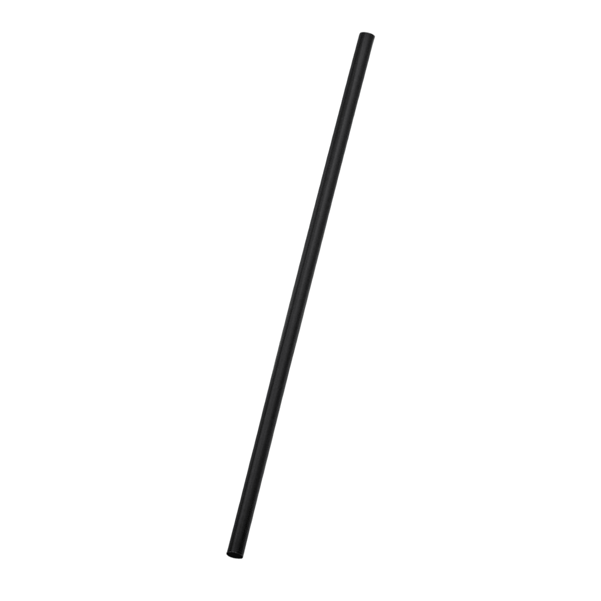 [5,000ct] 7.75" Jumbo Unwrapped Straw | Black - Biocean by Danube BlueBiocean
