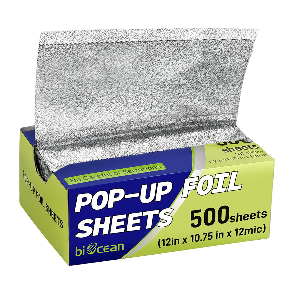 [3,000 Sheets] 12" x 10.75"  Food Service Pop-up Aluminum Foil Sheets