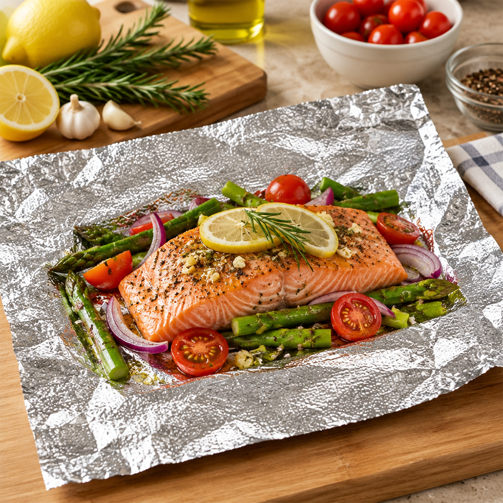 [3,000 Sheets] 9" x 10.75"  Food Service Pop-up Aluminum Foil Sheets