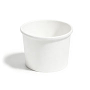 [500ct] 12oz Paper Food Cup | White - Biocean by Danube BlueBiocean