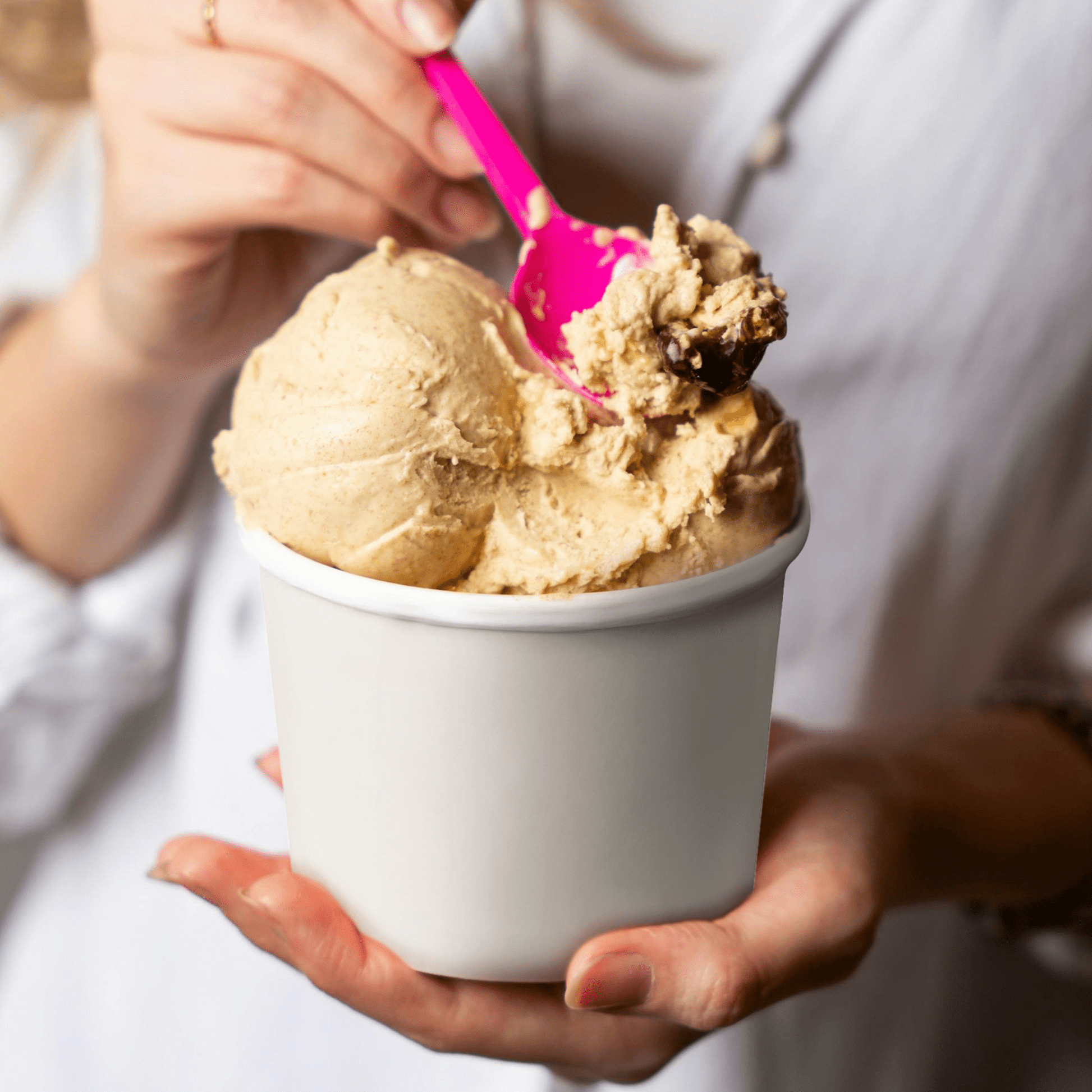 [500ct] 12oz Paper Food Cup | White - Biocean by Danube BlueBiocean