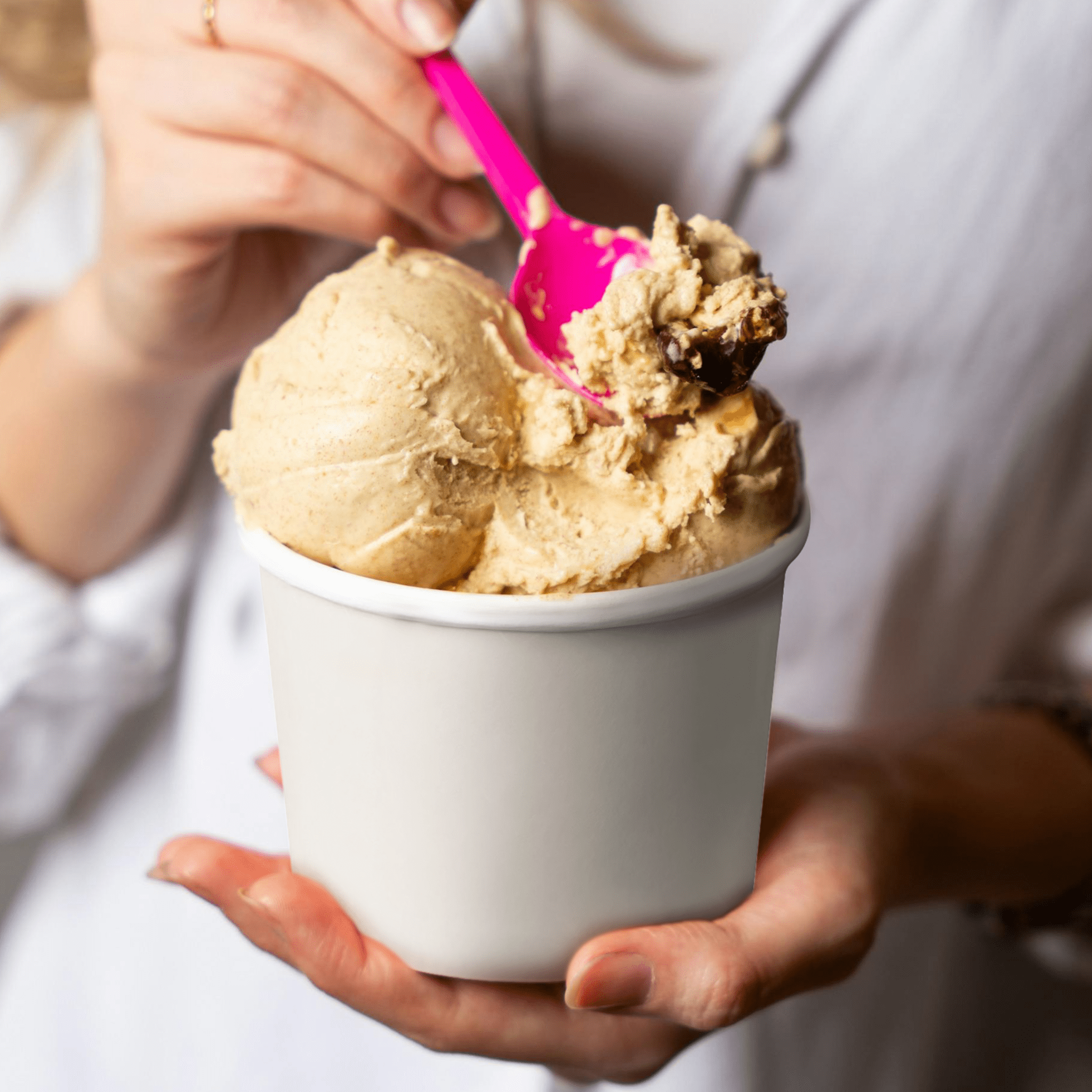 [500ct] 12oz Paper Food Cup | White - Biocean by Danube BlueBiocean