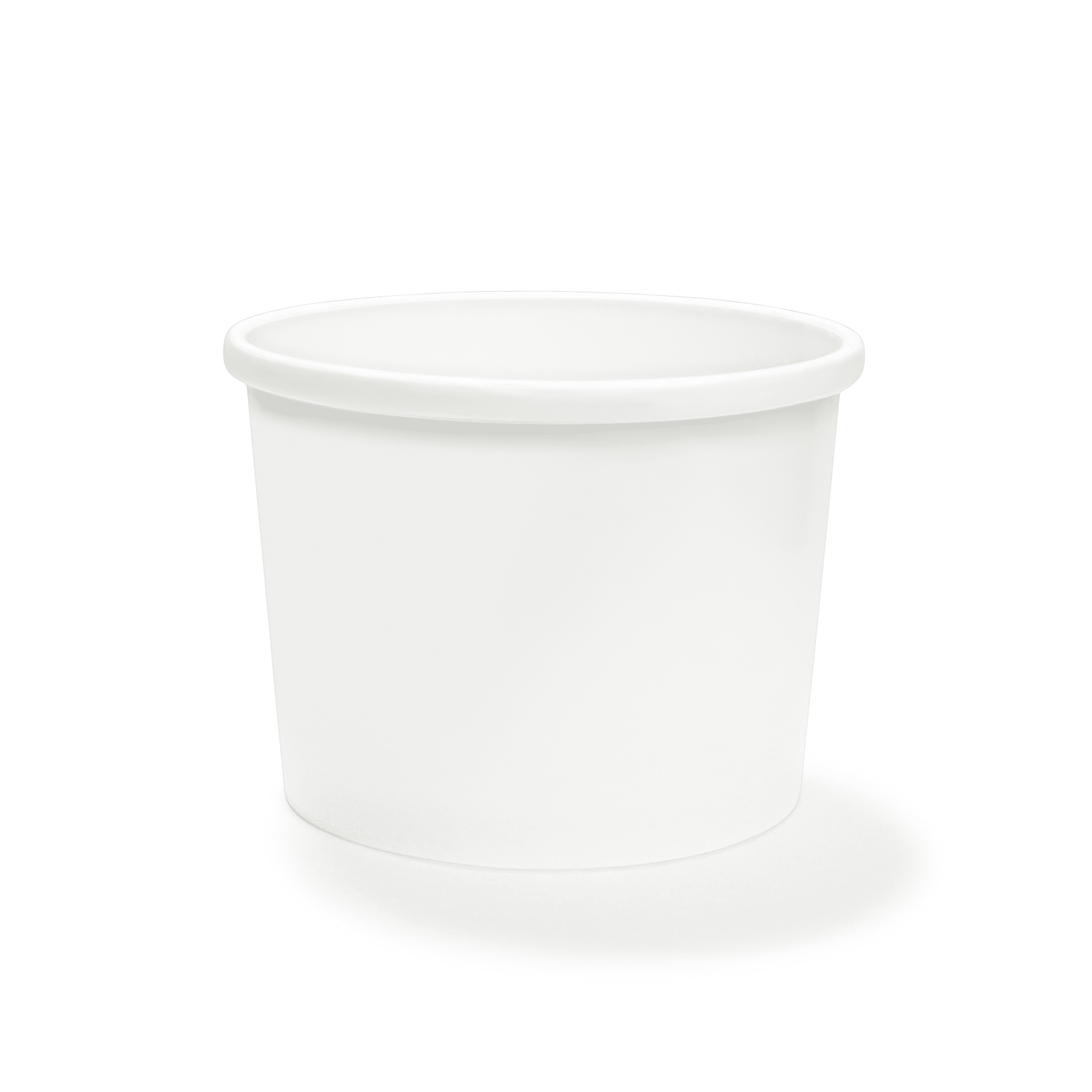 [500ct] 12oz Paper Food Cup | White - Biocean by Danube BlueBiocean