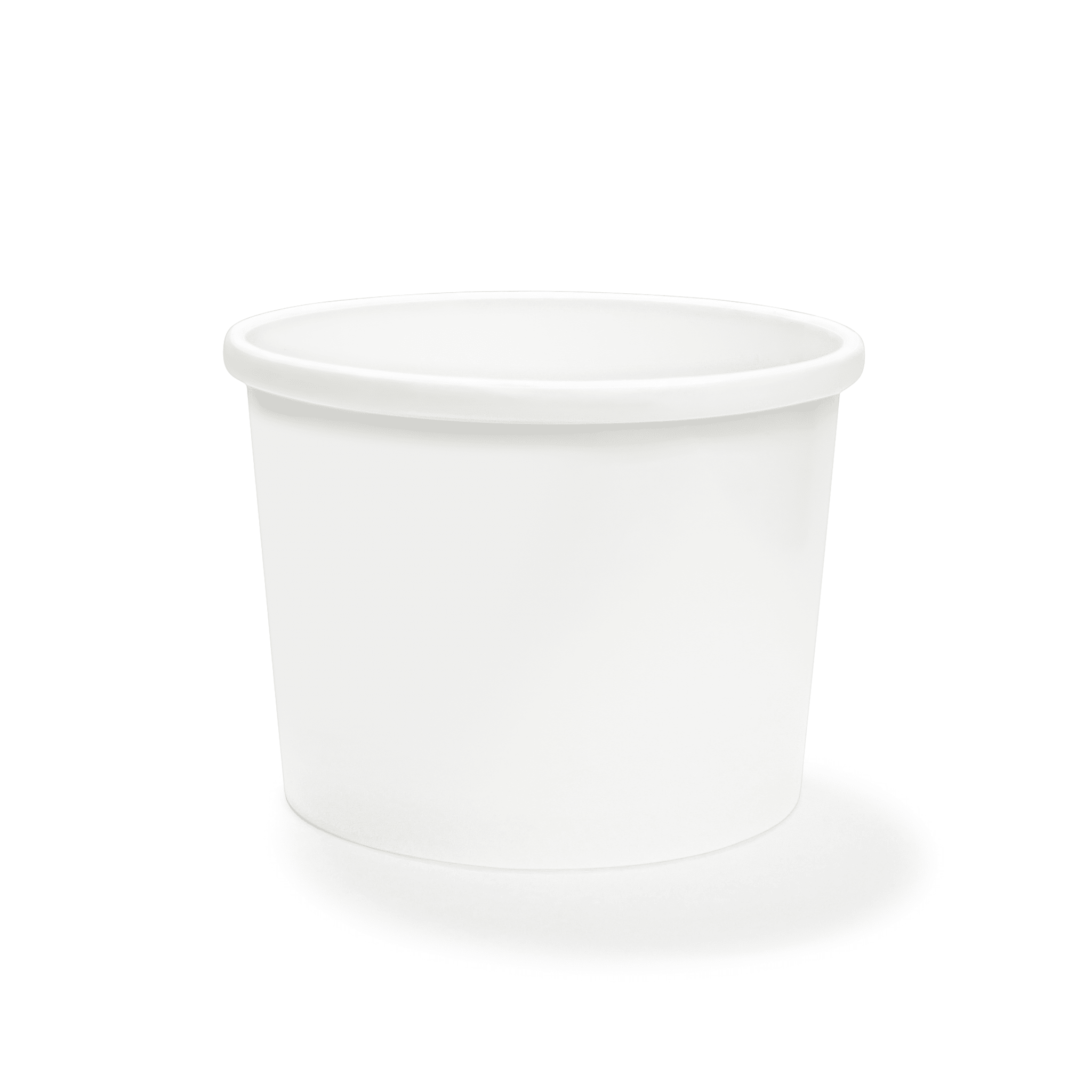 [500ct] 12oz Paper Food Cup | White - Biocean by Danube BlueBiocean