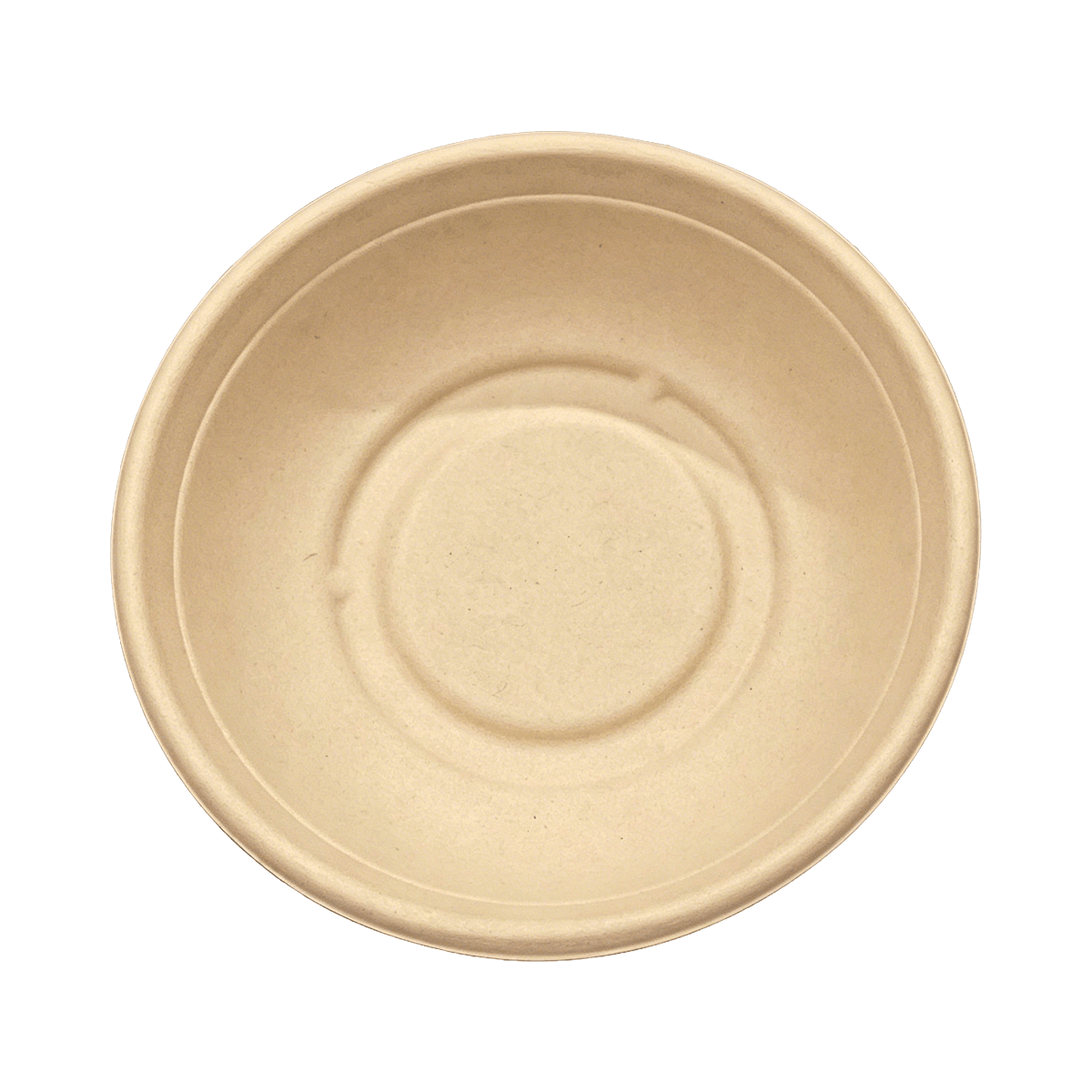 [500ct] 24oz Compostable Bagasse Bowls | Round | Natural - Biocean by Danube BlueBiocean