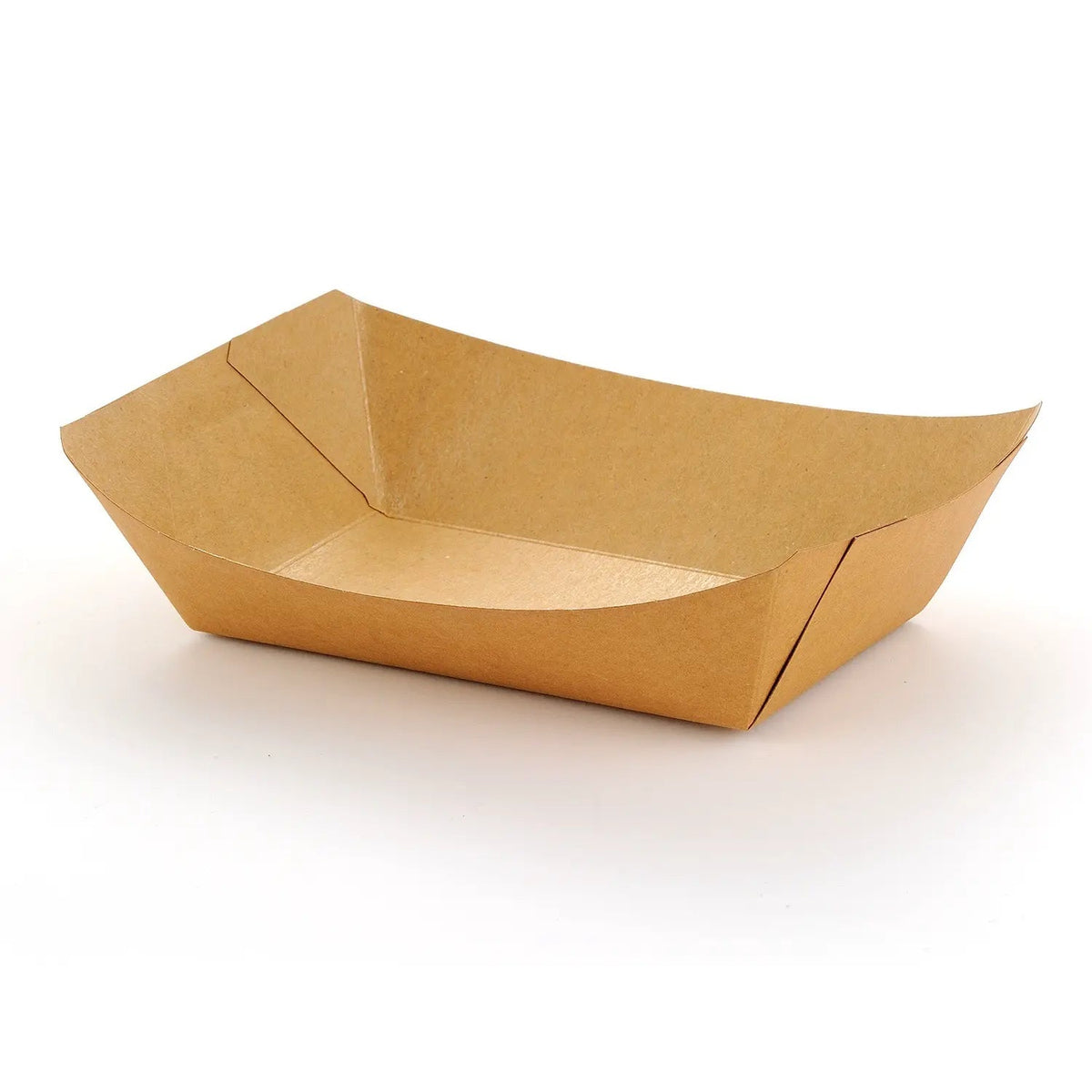 [500ct] 5lb Kraft Paper Food Trays - Biocean by Danube BlueBiocean