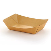 [500ct] 5lb Kraft Paper Food Trays - Biocean by Danube BlueBiocean