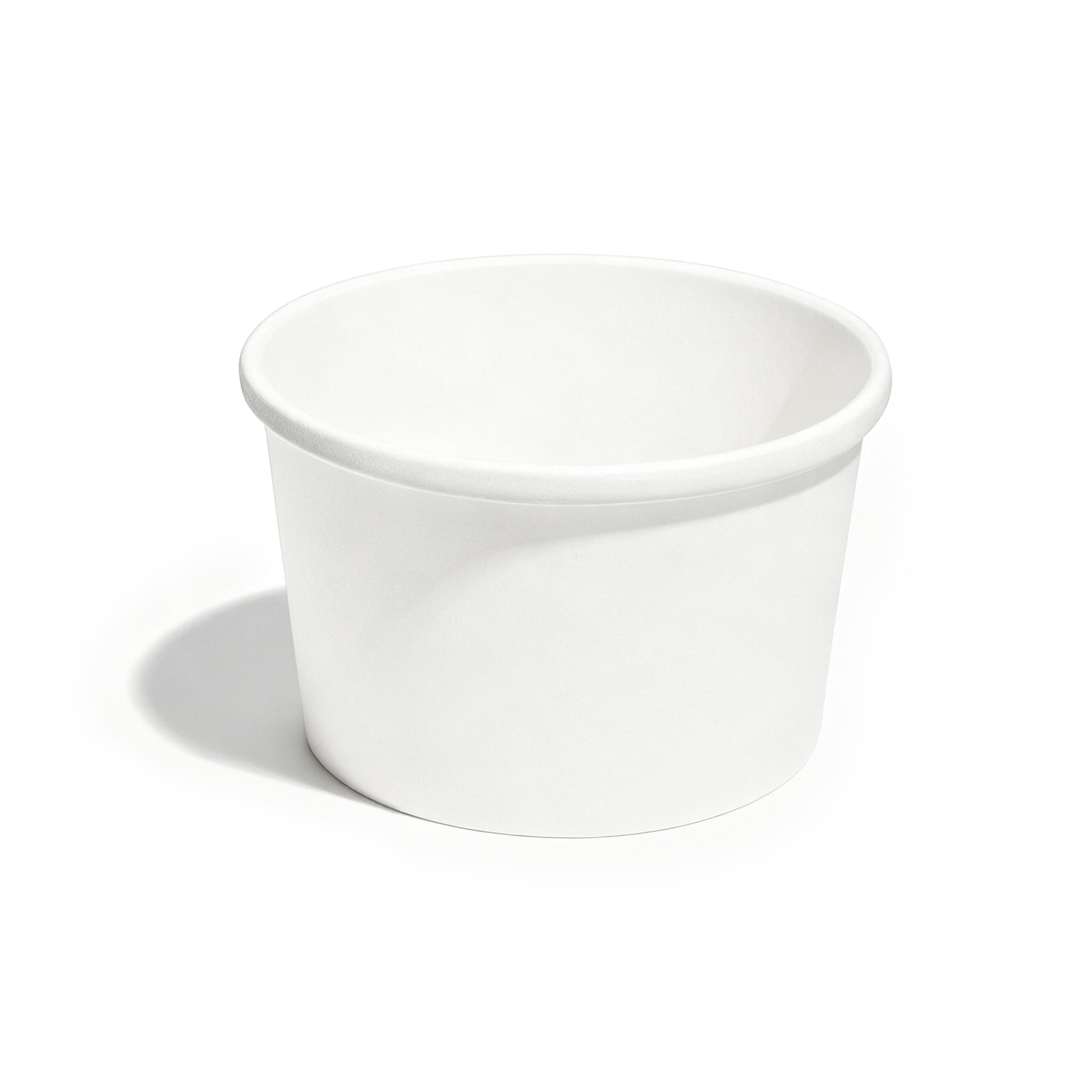[500ct] 8oz Paper Food Cup | White - Biocean by Danube BlueBiocean