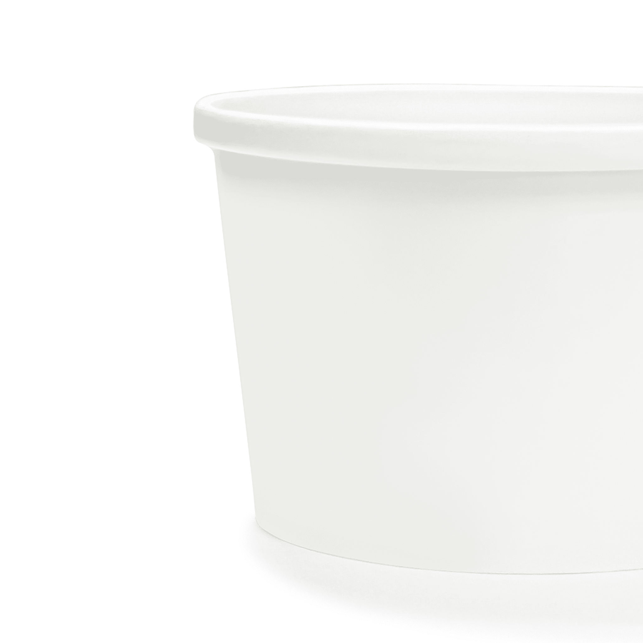 [500ct] 8oz Paper Food Cup | White - Biocean by Danube BlueBiocean