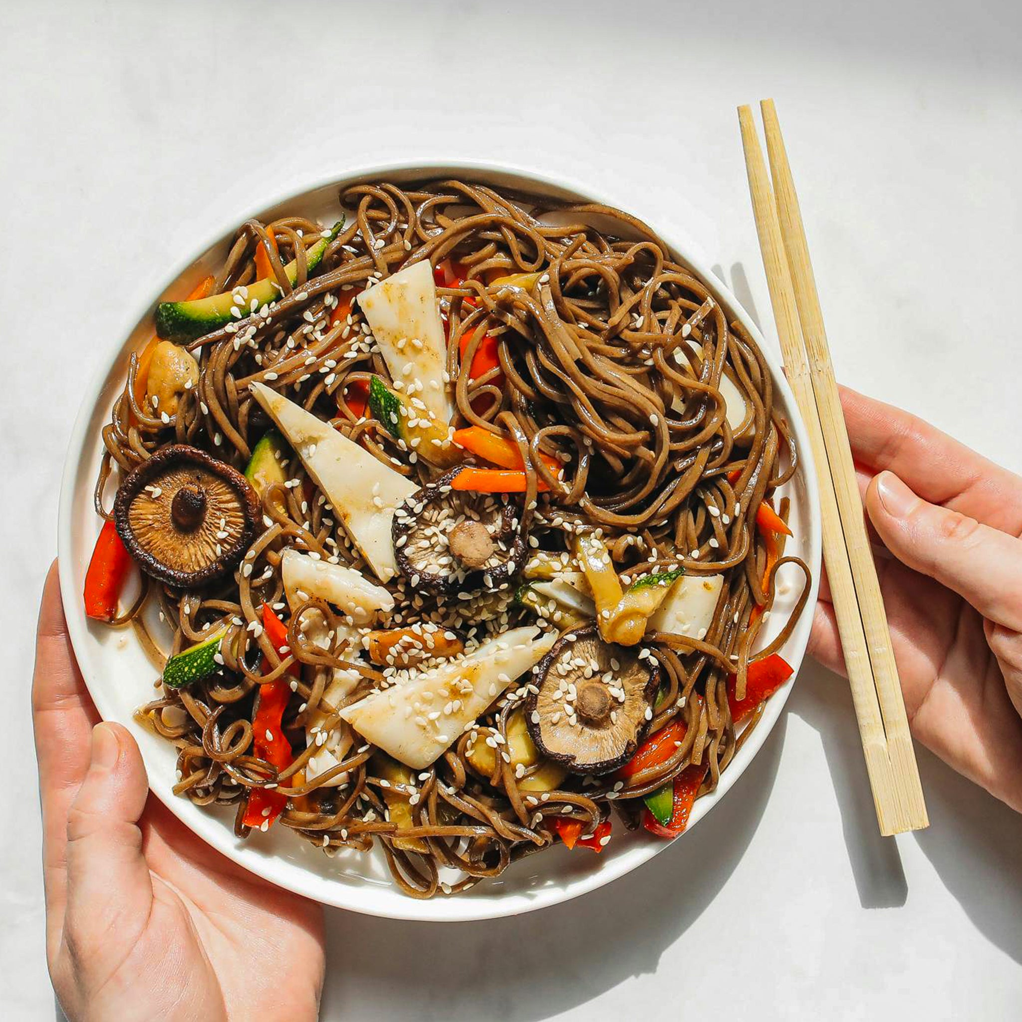 [100ct] 8.8" Twin  Paper-Wrapped Bamboo Chopsticks-knots