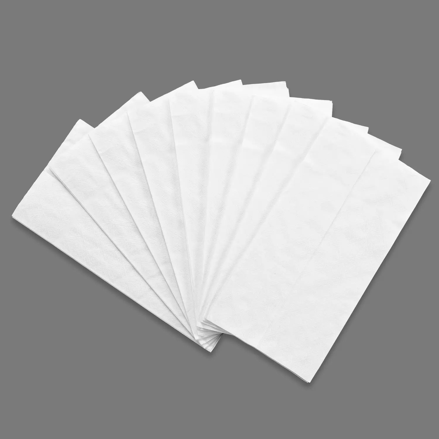 7" x 13.4" White 1-Ply  1/6 Fold Express Tall-Fold Napkins-9,000/Case