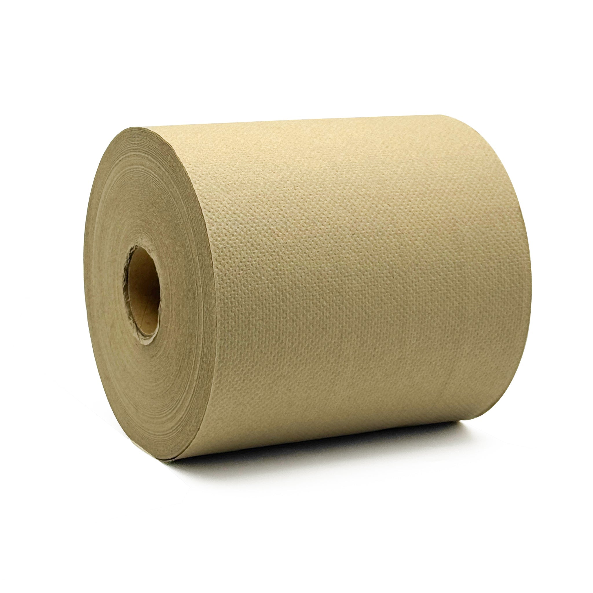 [6 Rolls] 7.8" Hardwound Roll Towels | Kraft | 800' - Biocean by Danube BlueBiocean