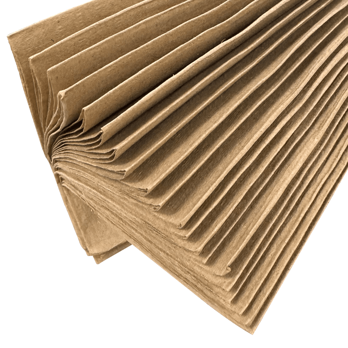 [6,000ct] 12" x 13" 1-Ply Interfold Napkins | 1/6 Fold | Kraft - Biocean by Danube BlueBiocean