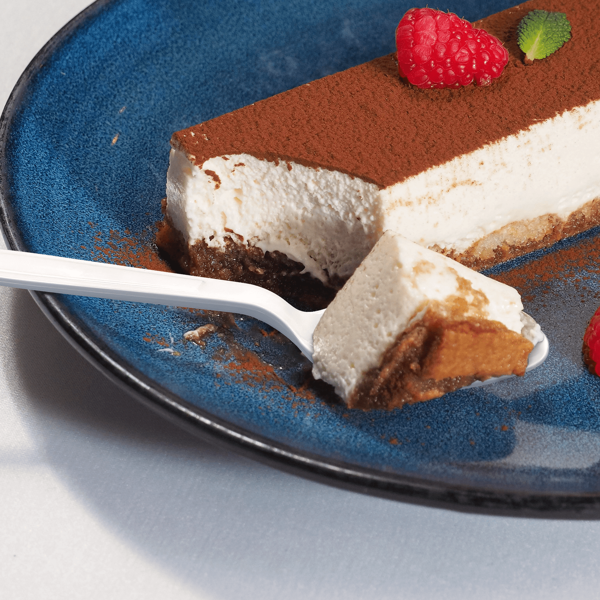 [600ct] PS Plastic Heavy Weight Tea Spoons | White - Biocean by Danube BlueBiocean