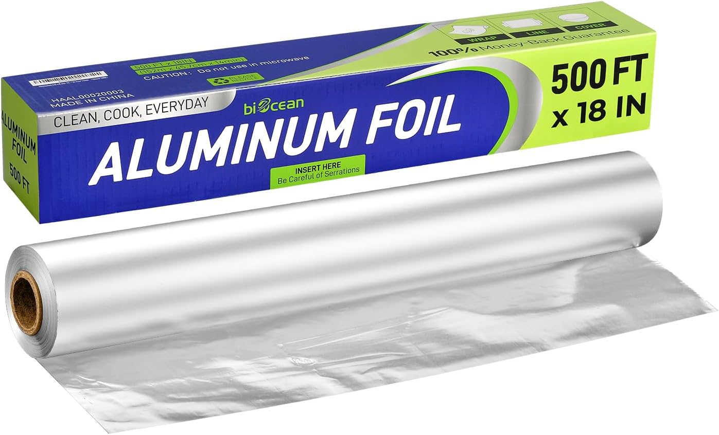 18" x 500" Aluminum Foil Roll-4/Case