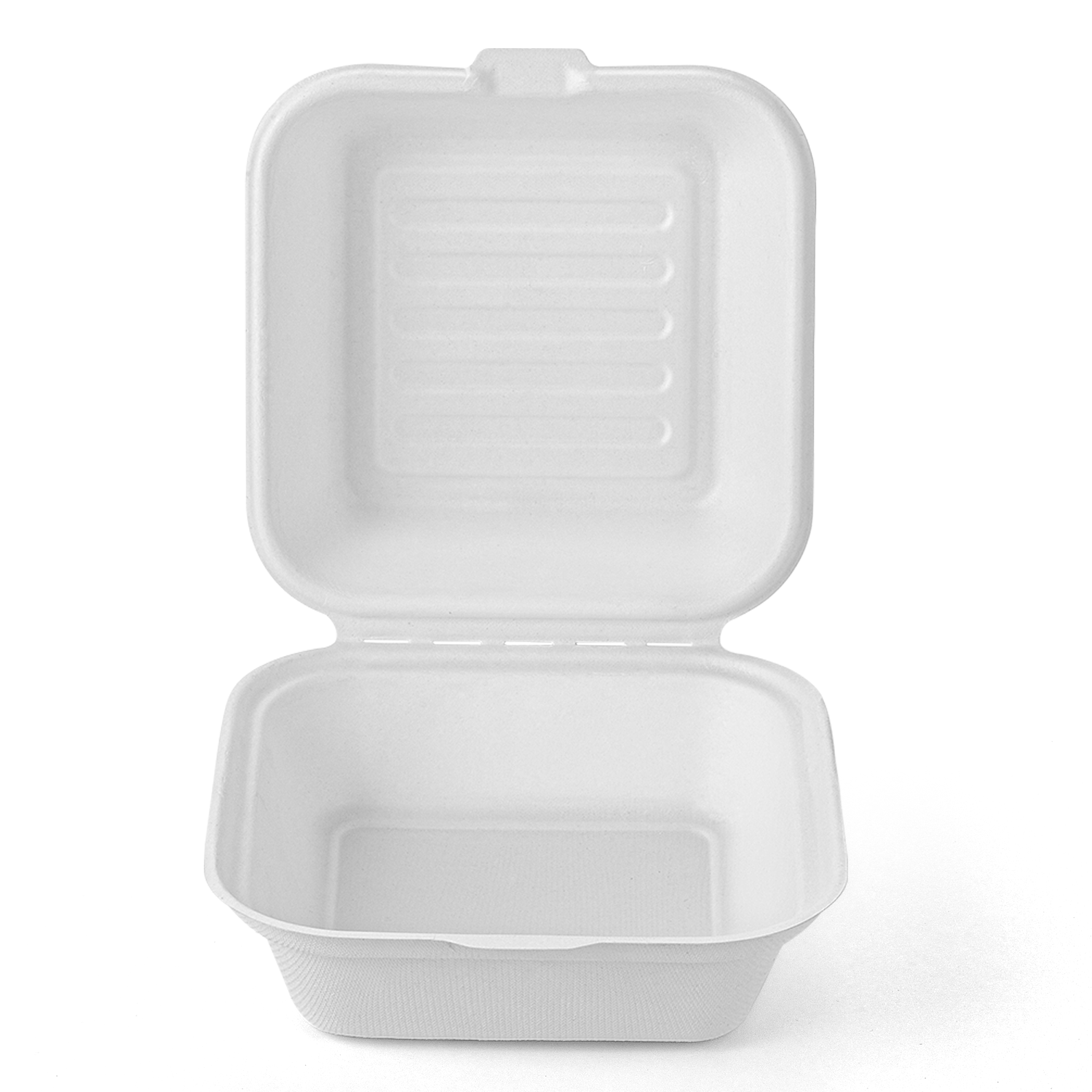 6" x 6" Sugarcane Bagasse Take-0ut Box- 500/Case
