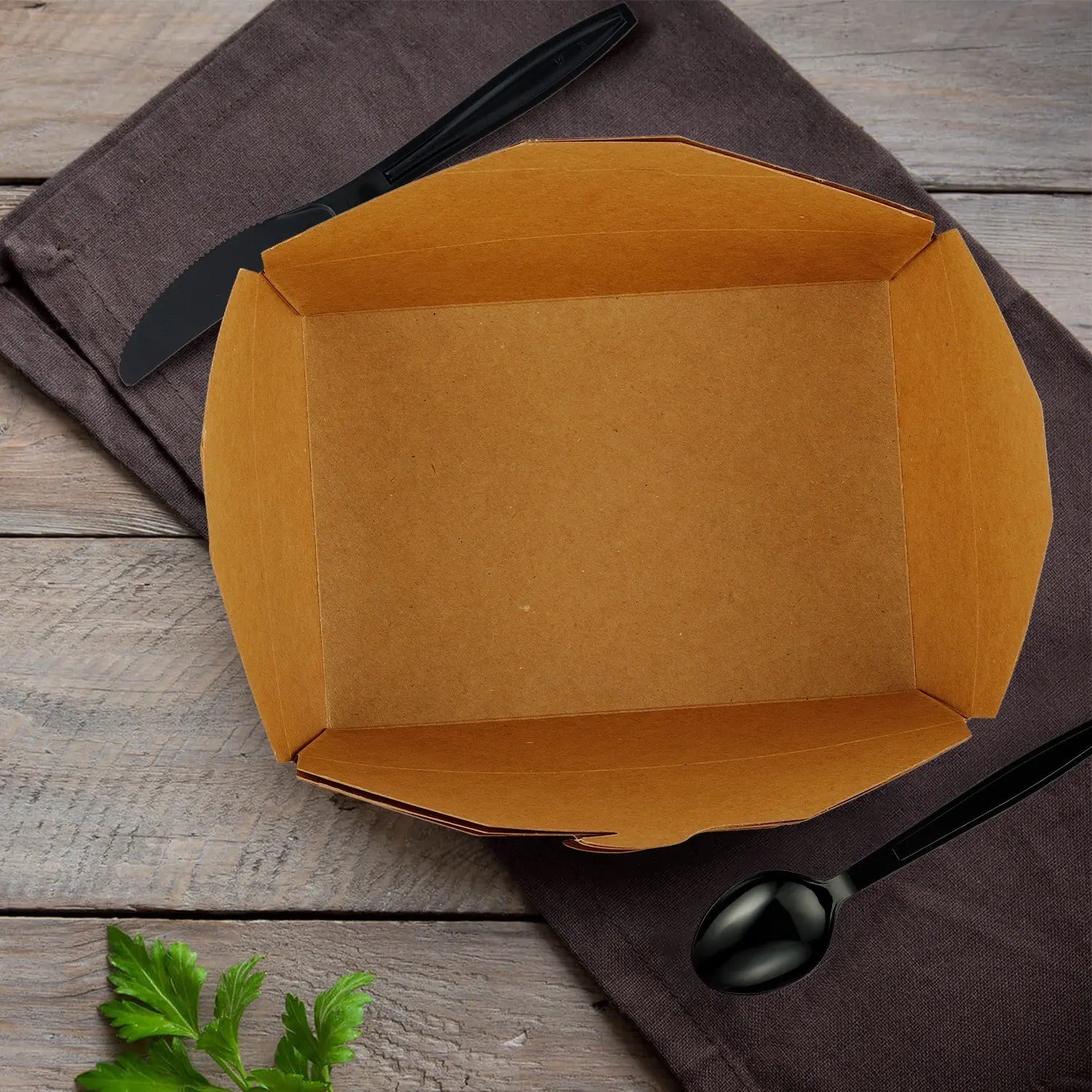 51oz Kraft Paper  Take-Out Boxes - 200/Case