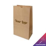 [400ct] 6.1"×3.75"×10.83" Kraft Paper Bag | Natural