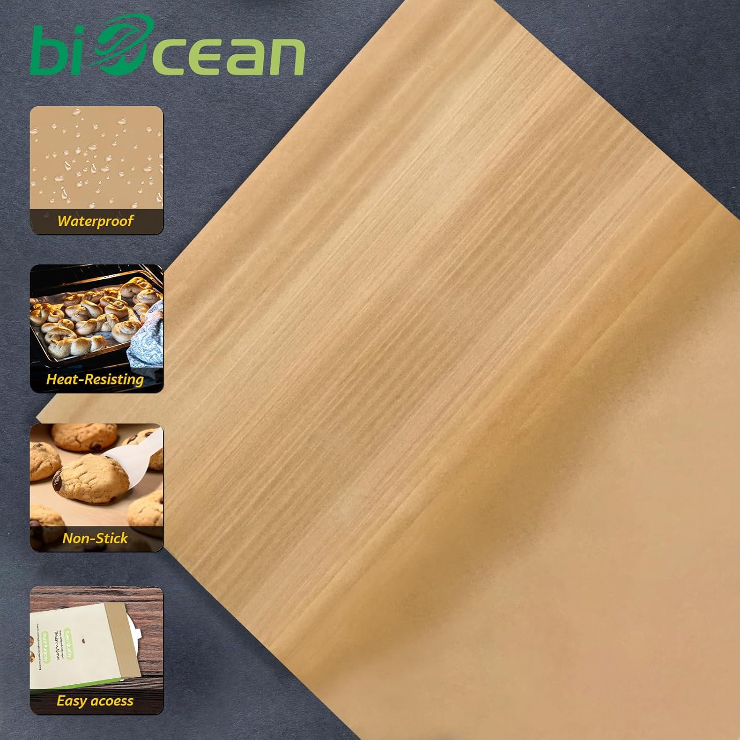 16" x 24" Silicone Coated Parchment Papers-1,200/Case