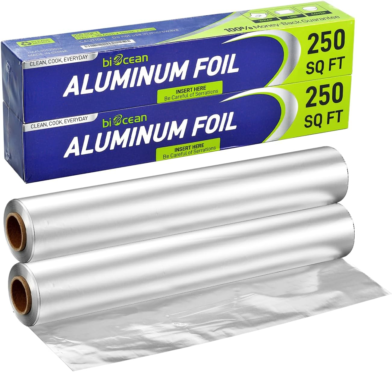 12" x 250" Aluminum Foil Roll*2-4/Case