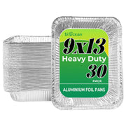 [30ct] 9" x 13" Half Size Heavy-Duty Foil Steam Pan