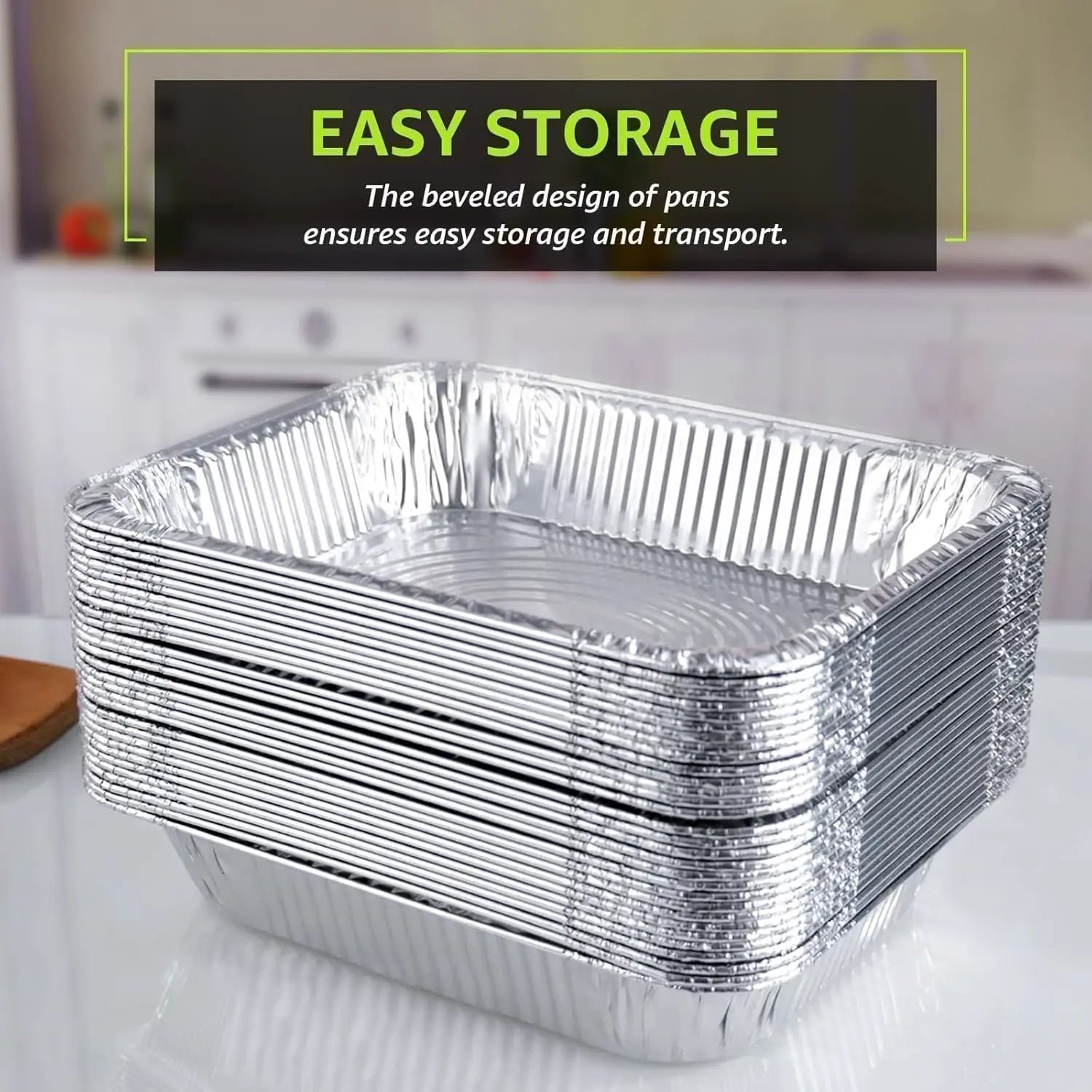 9" x 13" Half Size Heavy-Duty Foil Steam Pan-30/Case