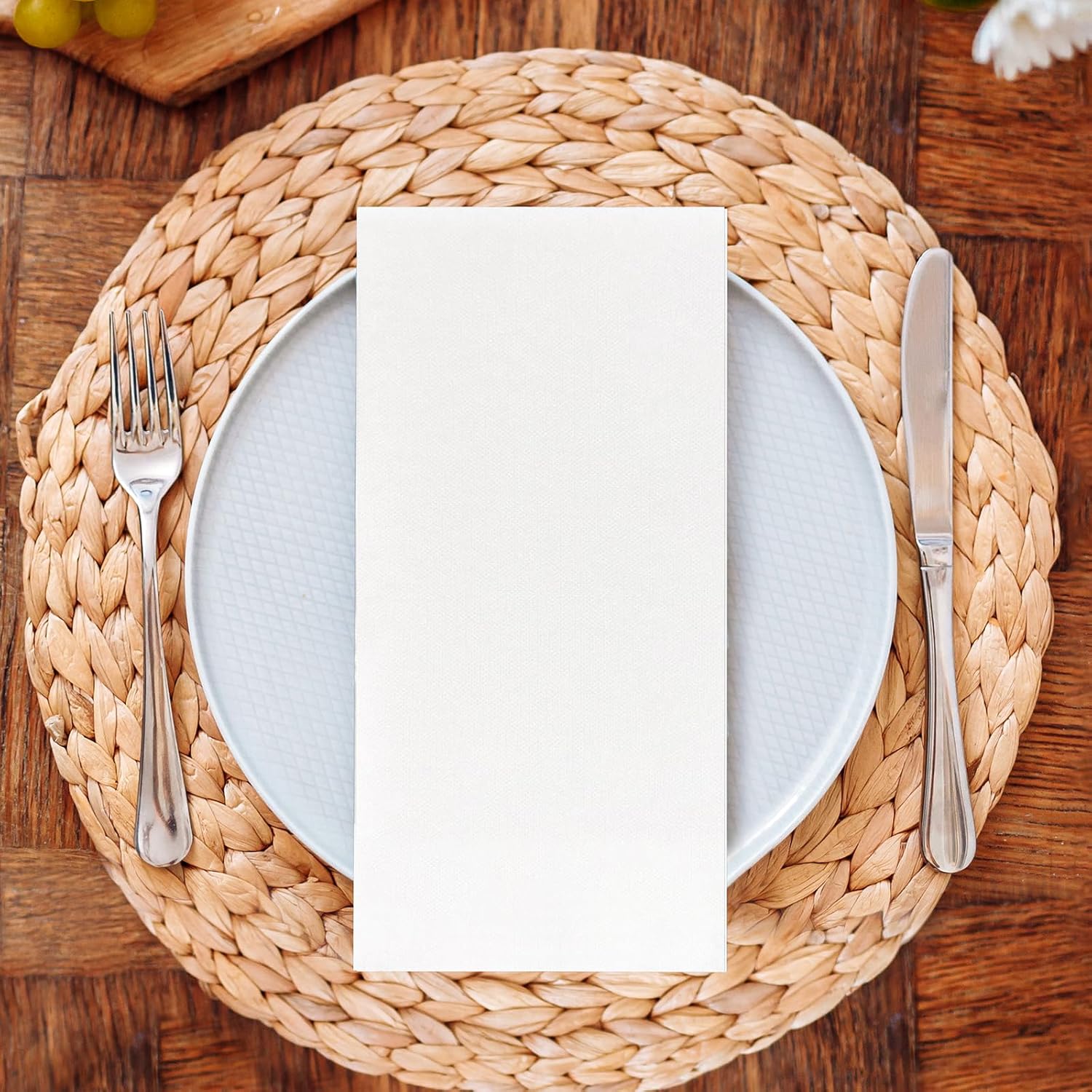 12"x16.8" White Airlaid Napkins-2,000/Case
