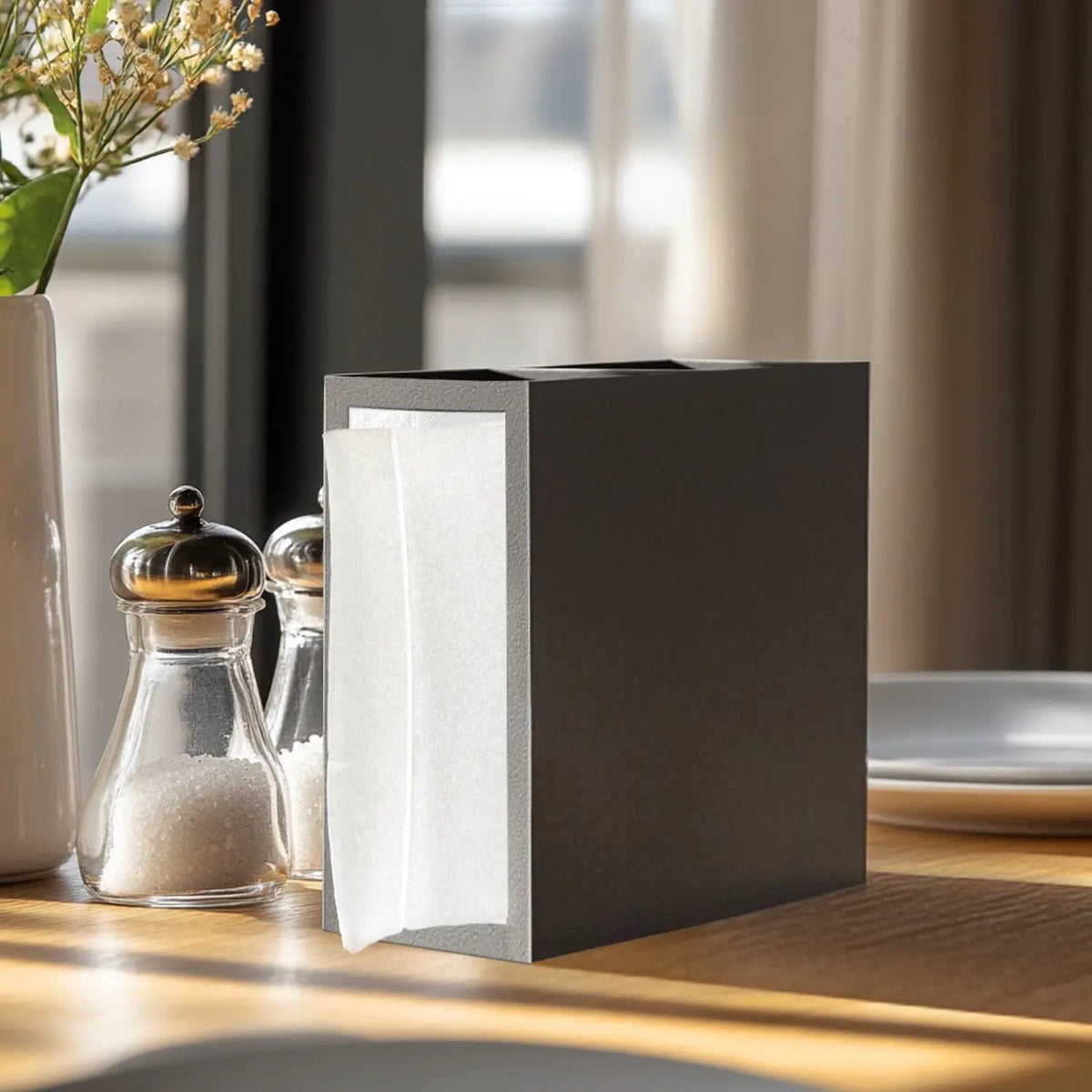 [9,000ct] 7" x 13.4" 1-Ply Napkins | Tall-Fold | 1/6 Fold | White - Biocean by Danube BlueBiocean