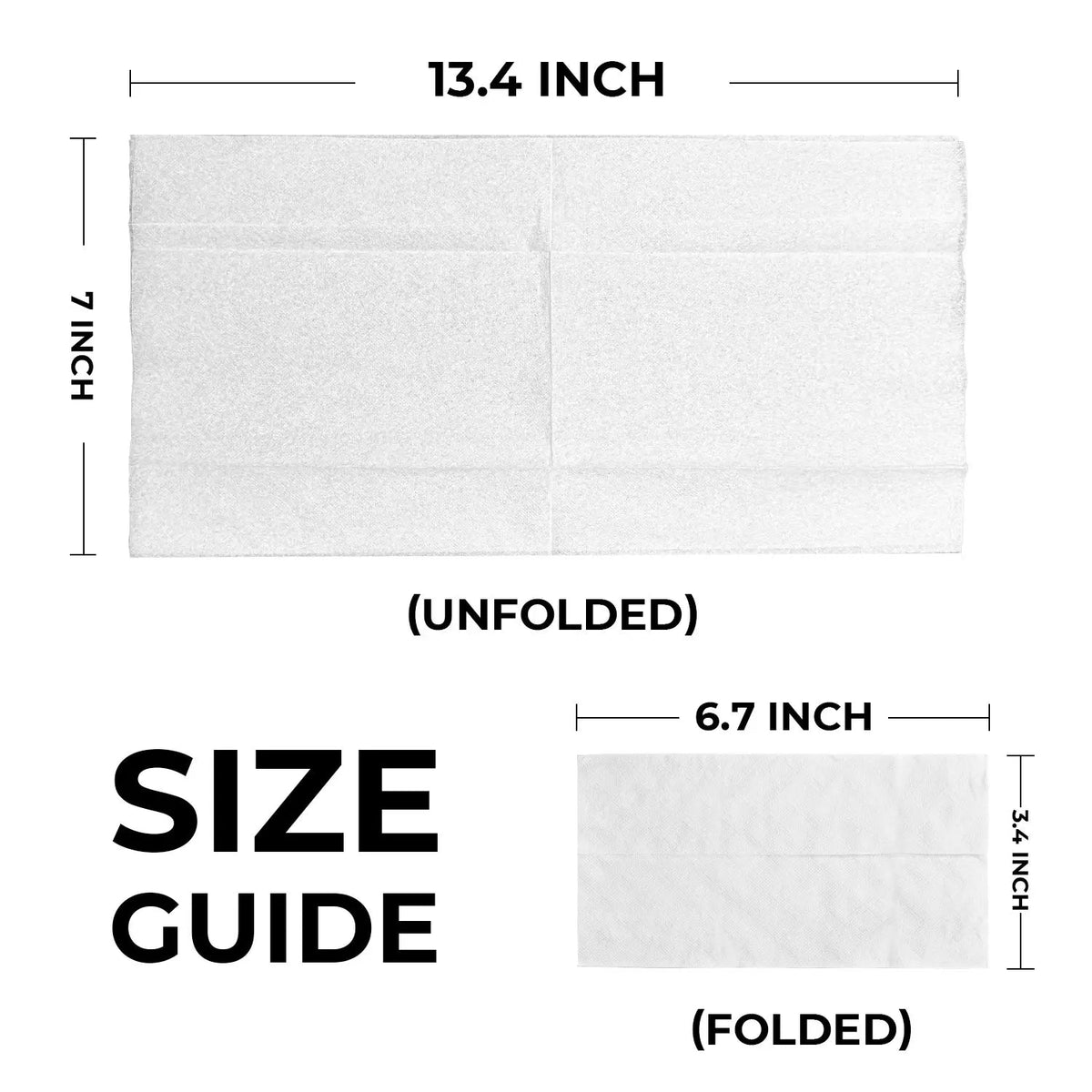 [9,000ct] 7" x 13.4" 1-Ply Napkins | Tall-Fold | 1/6 Fold | White - Biocean by Danube BlueBiocean