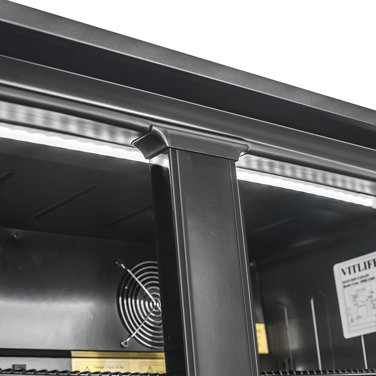 Vitlife Commercial VBBD-238H 35" Back Bar Cooler, 7.5 Cu Ft