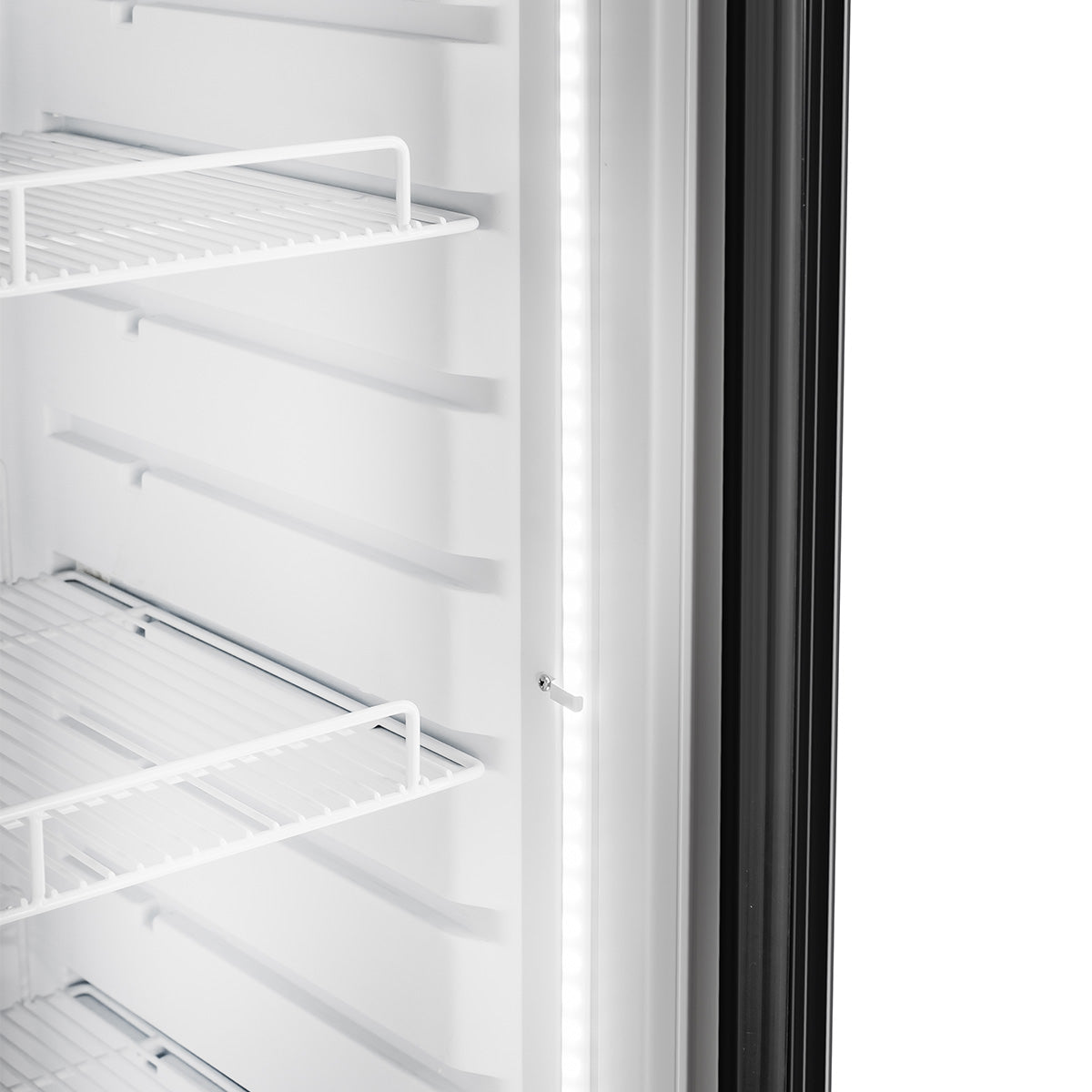 Vitlife Commercial VSC198VTW 20" 1-Glass Door Merchandiser Refrigerator, Bottom Mount, 6.6 cu. ft.