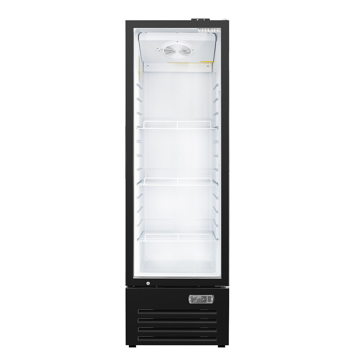 Vitlife Commercial VSC398VTW 24" 1 Glass Door Merchandiser Refrigerator, 12.6 cu. ft., 1/5 HP