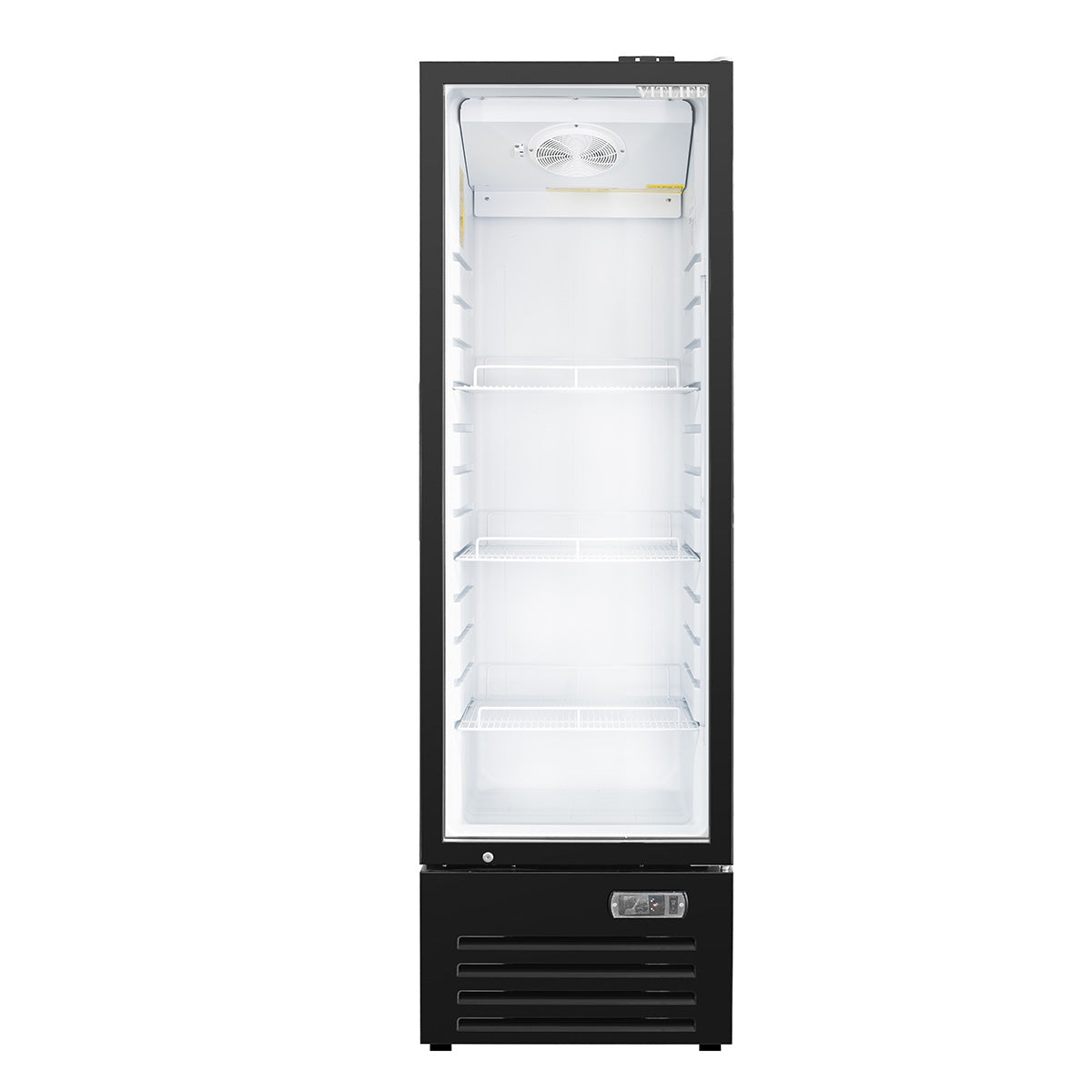 Vitlife Commercial VSC298VTW 20" 1-Glass Door Merchandiser Refrigerator, Bottom Mount, 9.1 cu. ft.