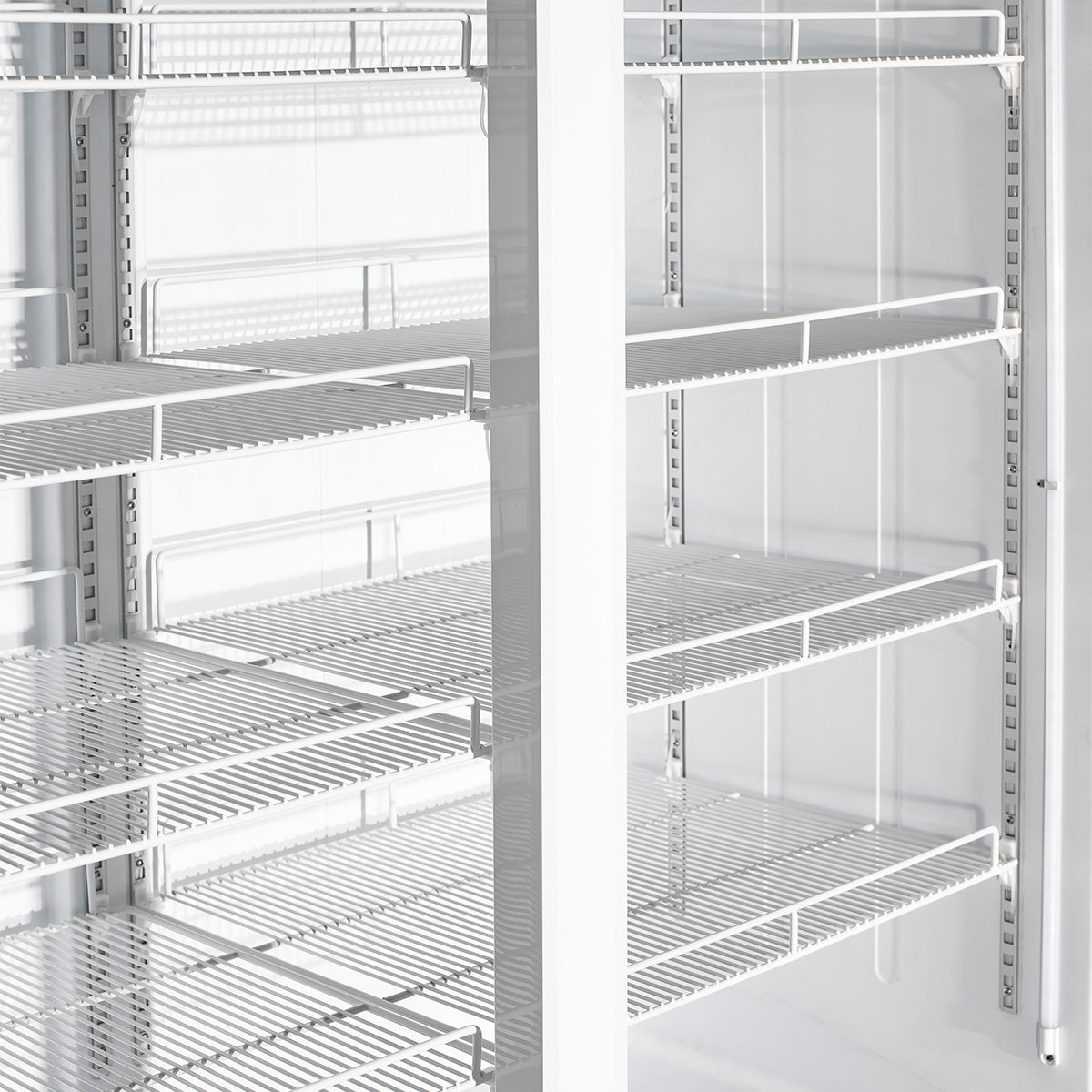 Vitlife Commercial VSC788VCW 40" 2-Glass Door Merchandiser Refrigerator w/ Canopy, 26.5 cu. ft.